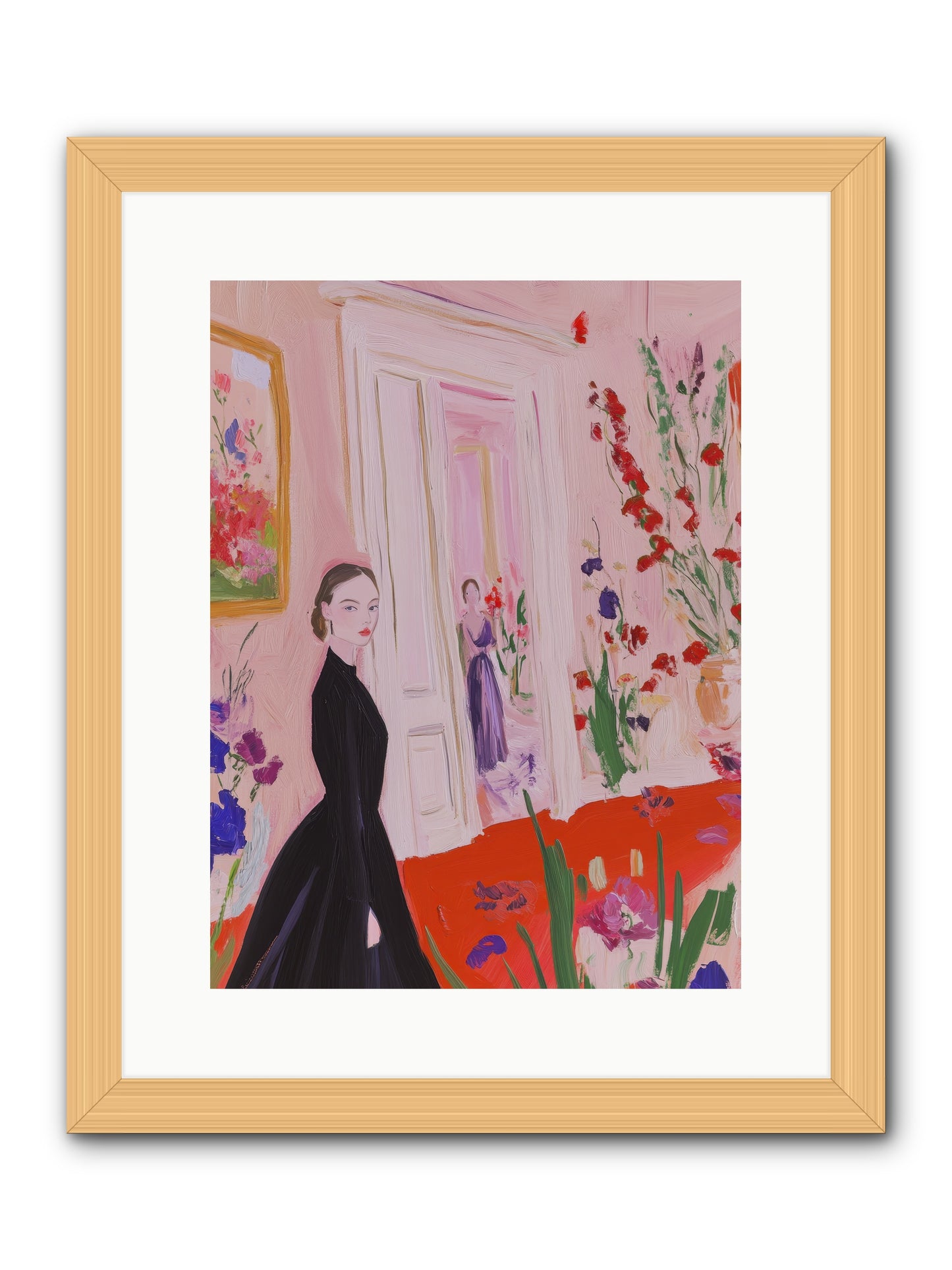 Where Plenty Paints The World -- Framed Print - Natural 12x16
