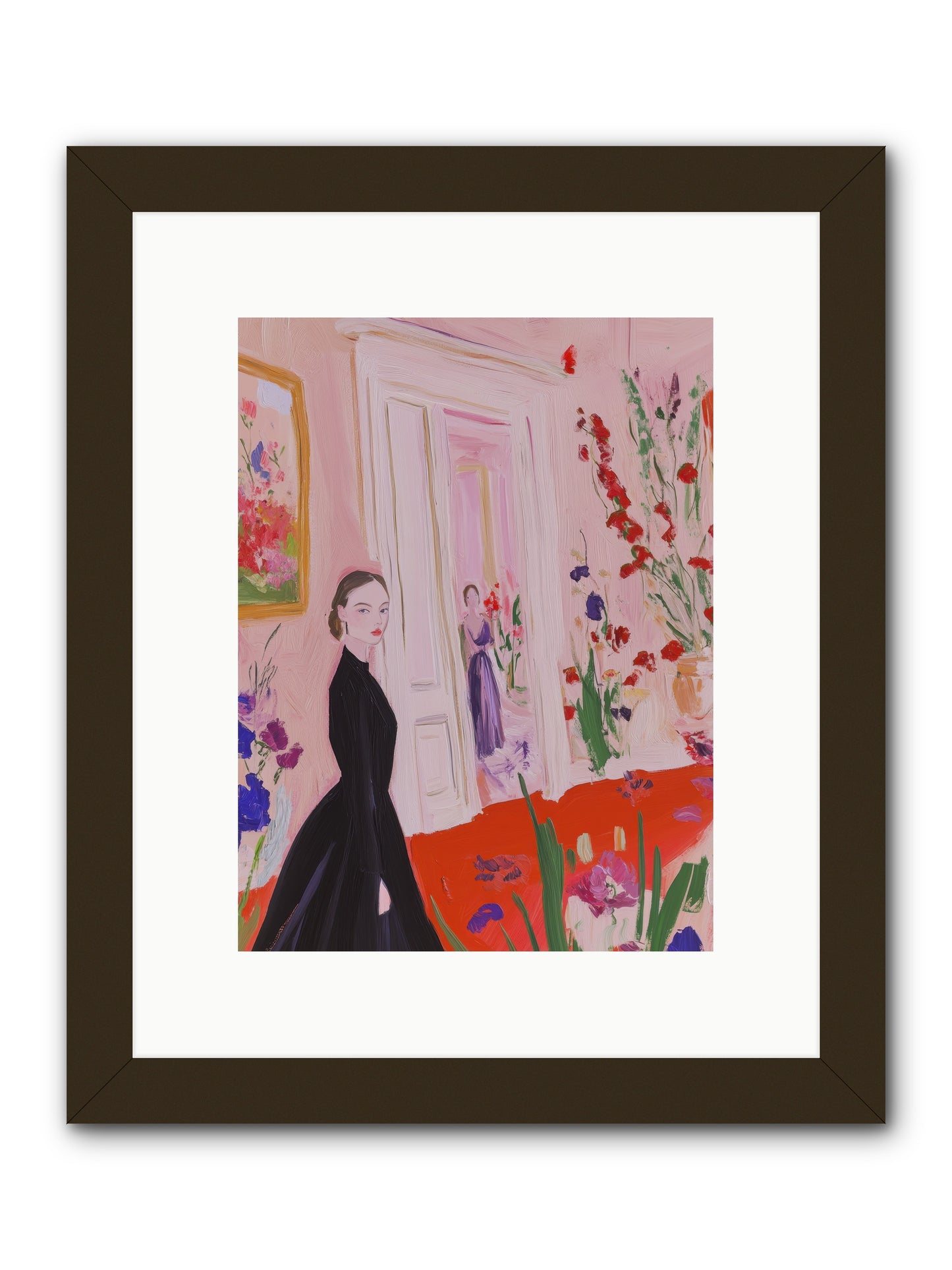 Where Plenty Paints The World -- Framed Print - Black 9x12