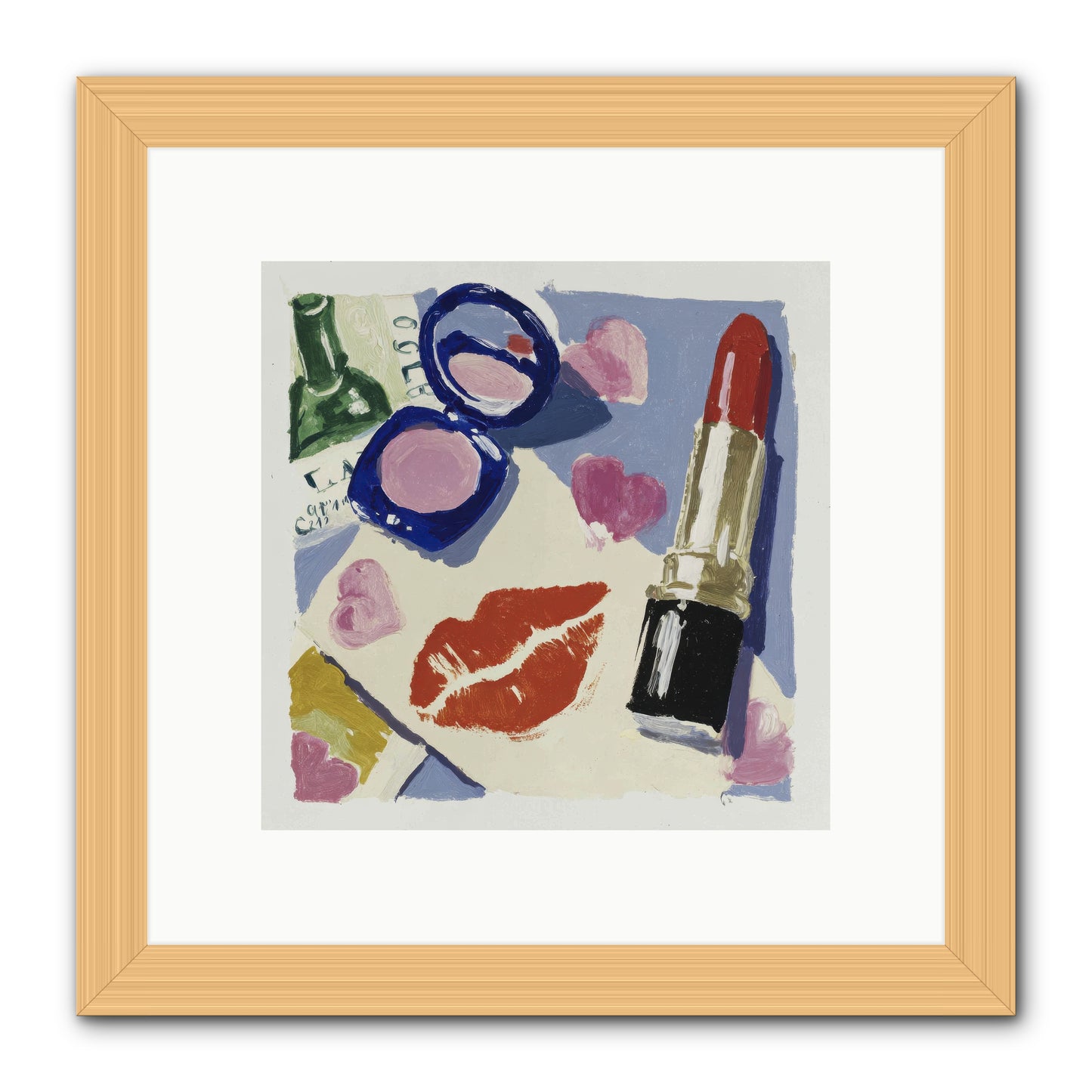 Where Romance Lives Eternal -- Framed Print - Natural 10x10
