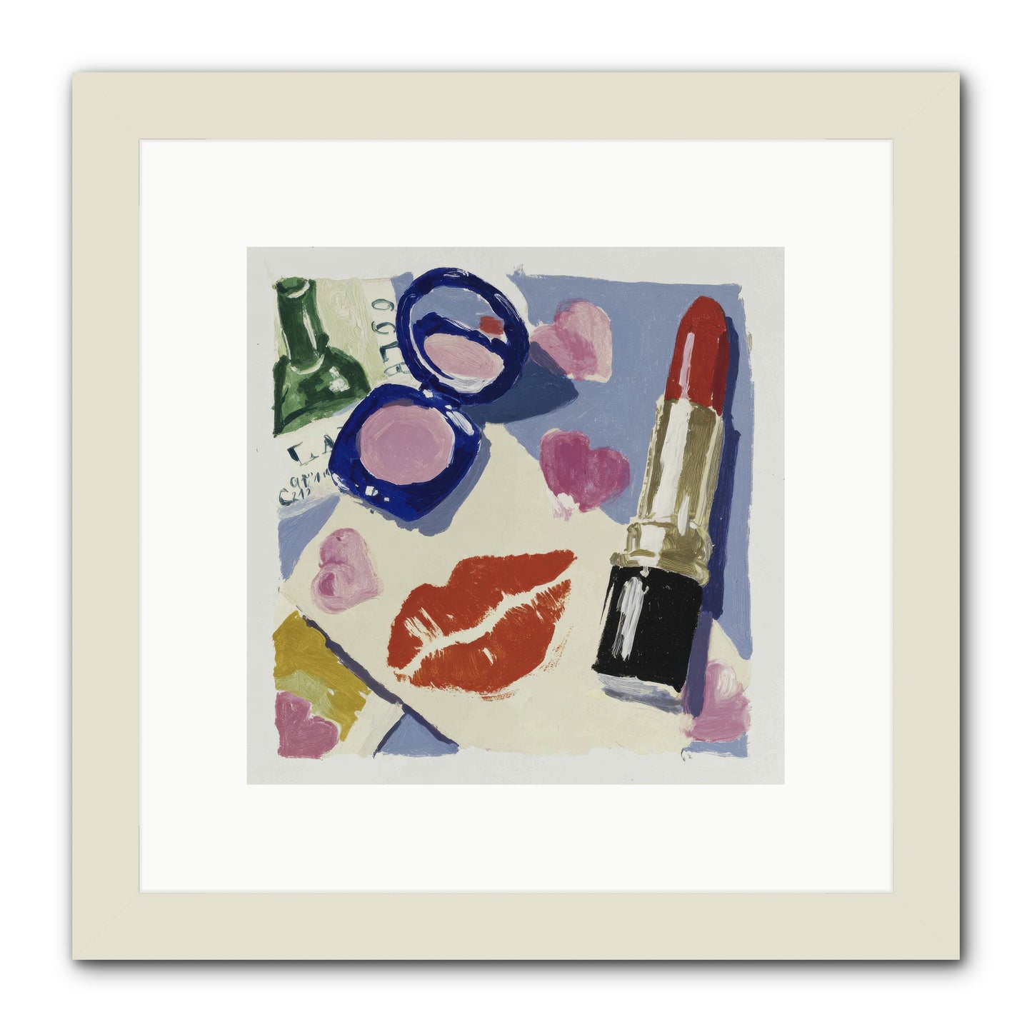 Where Romance Lives Eternal -- Framed Print - White 10x10