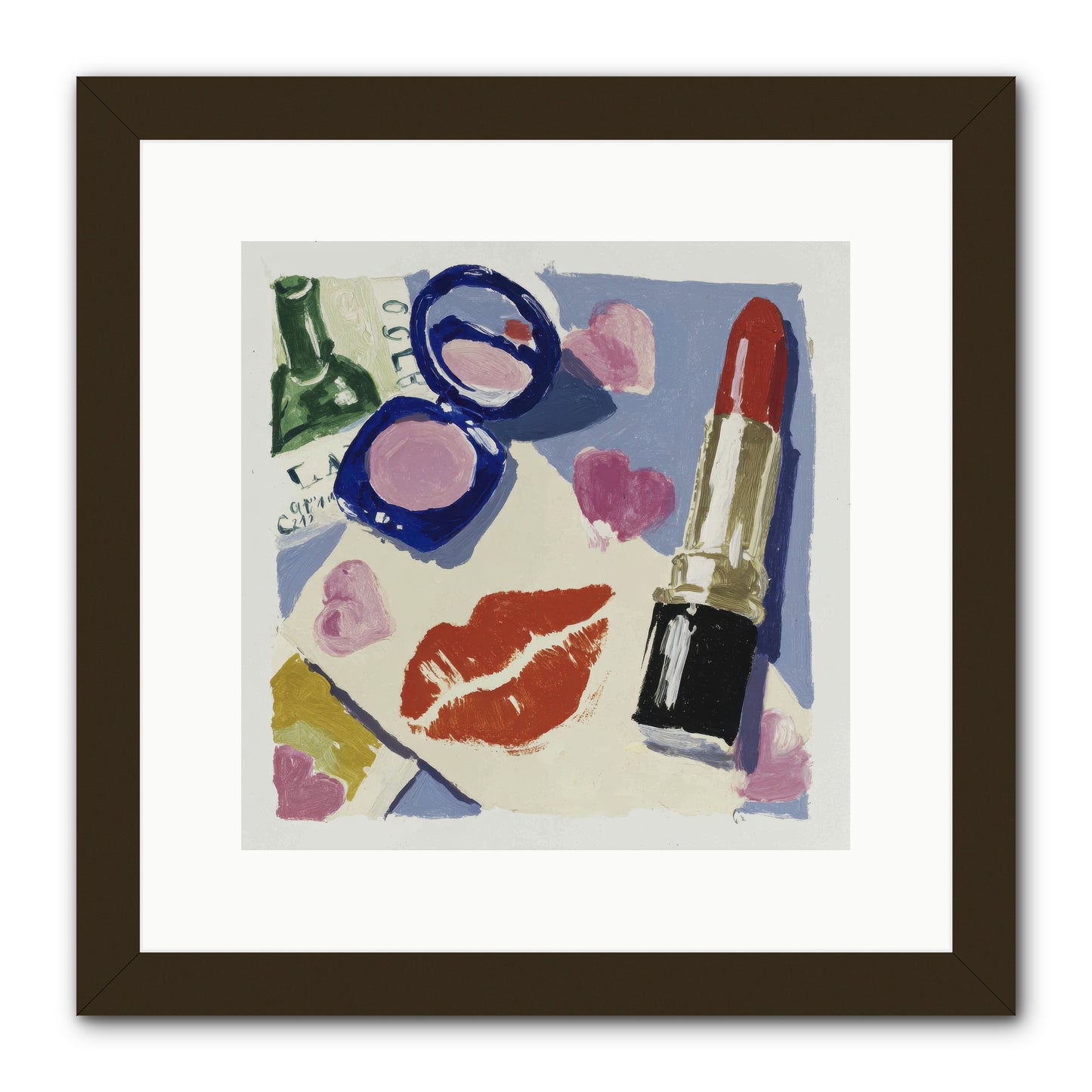Where Romance Lives Eternal -- Framed Print - Black 12x12