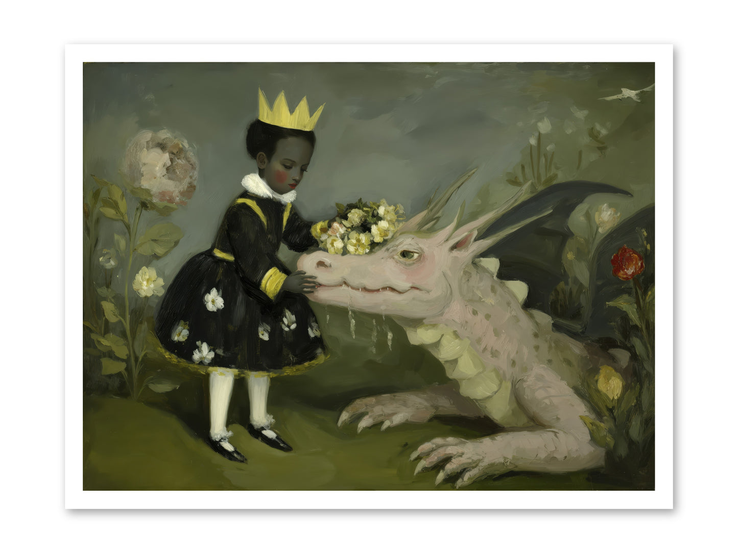 Where Scales Meet Wonder -- Loose Canvas Print 32x24