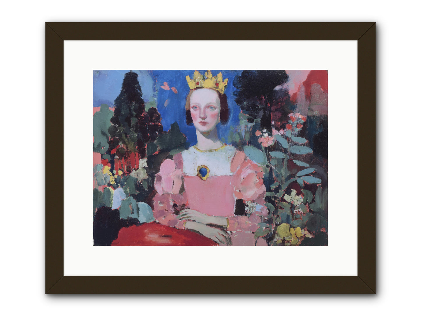 Where She Wandered -- Framed Print - Black 16x12