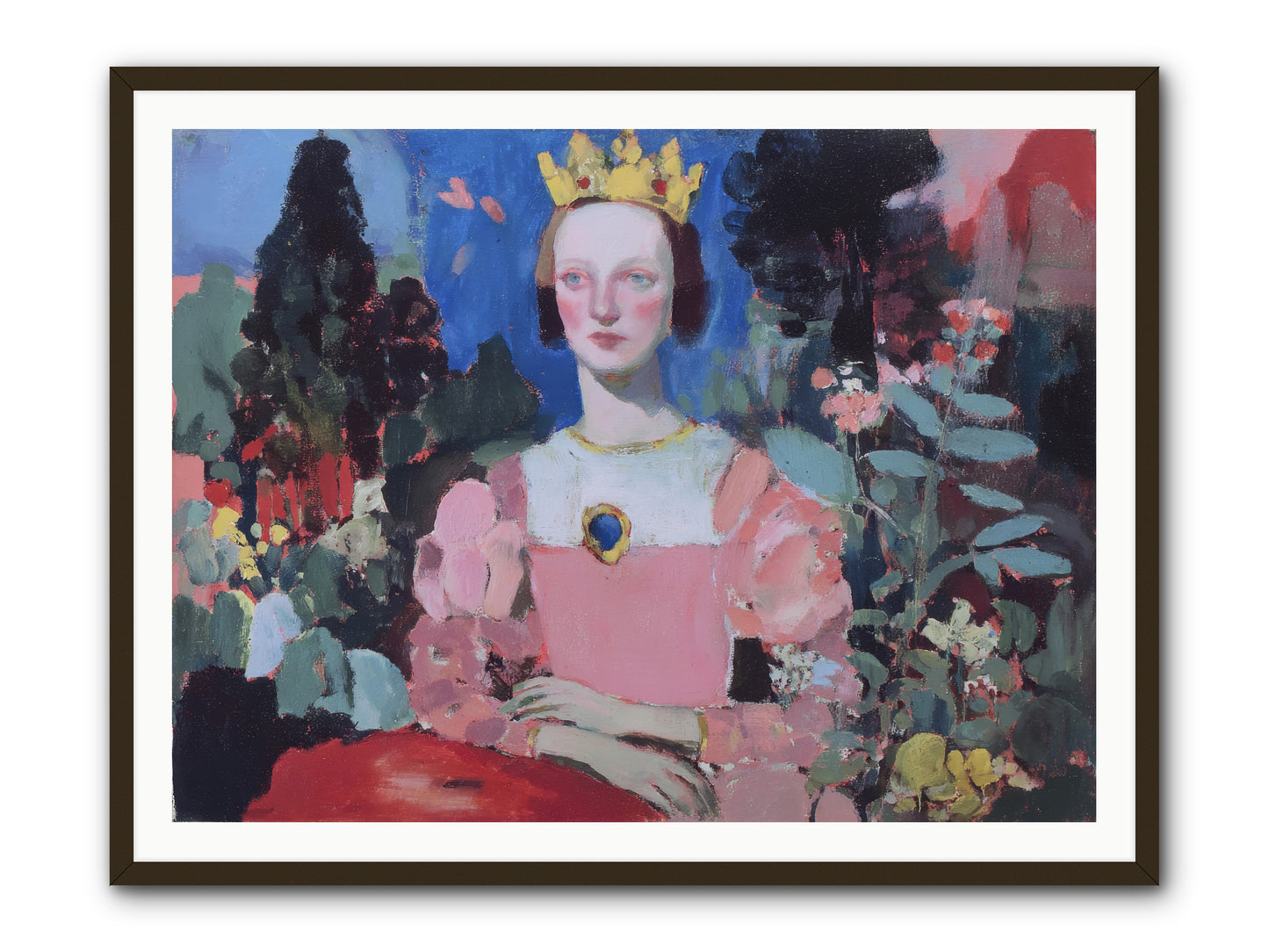 Where She Wandered -- Framed Print - Black 48x36