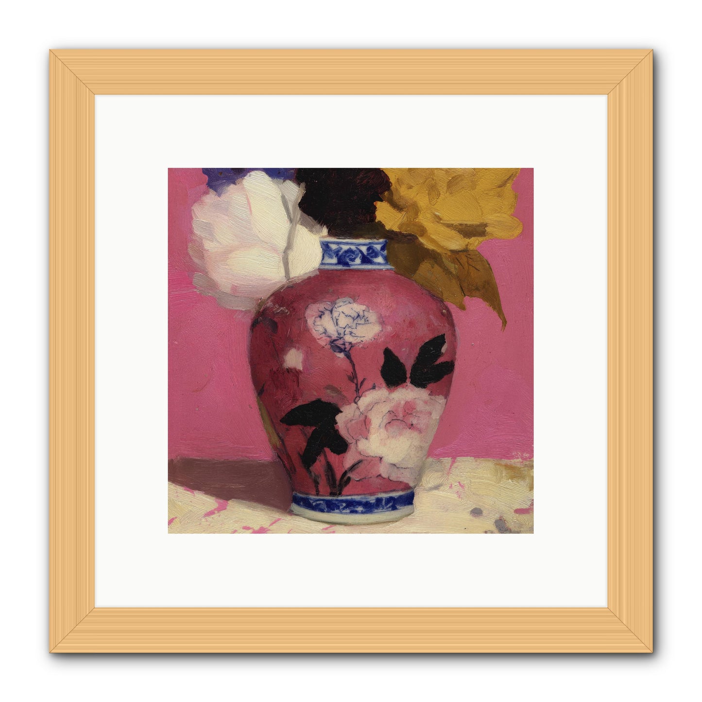 Where Silence Speaks -- Framed Print - Natural 10x10