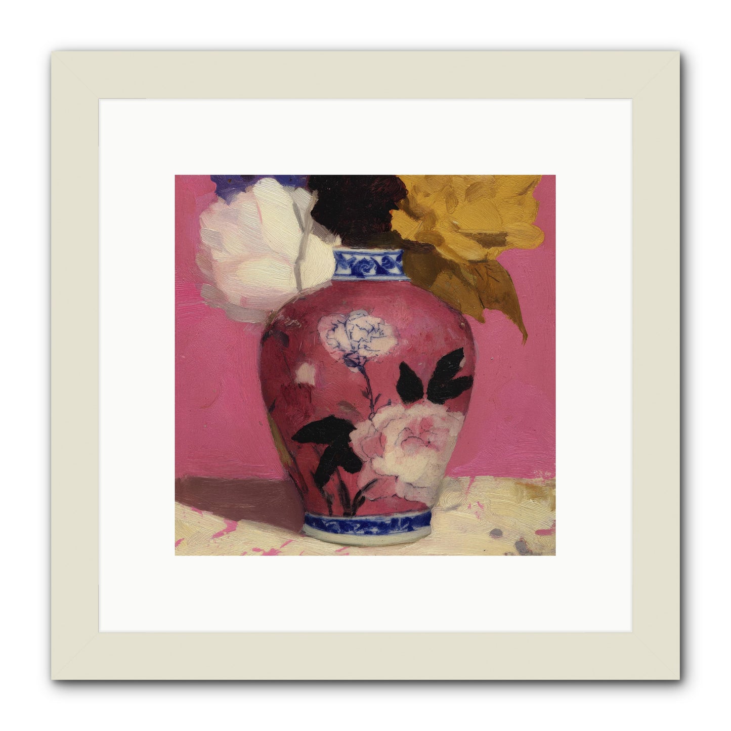 Where Silence Speaks -- Framed Print - White 10x10