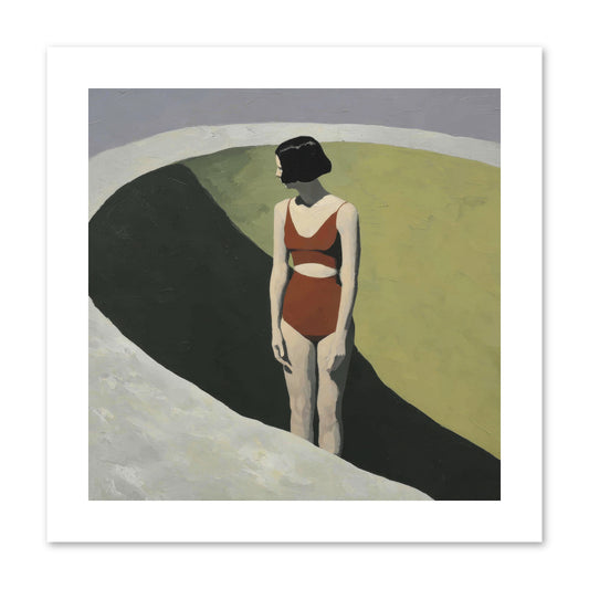 Where Solitude Meets Certainty -- Paper Print 10x10