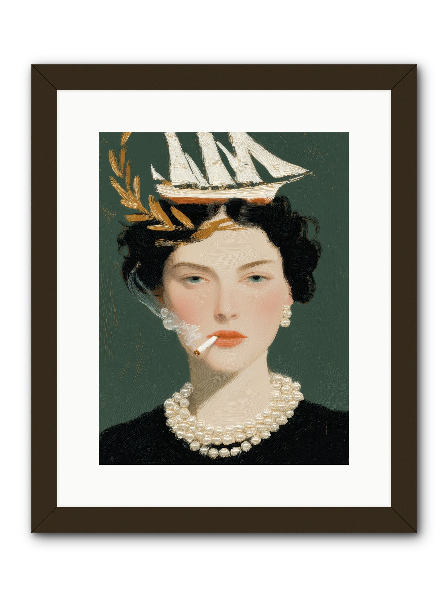 Where Stories Begin -- Framed Print - Black 12x16