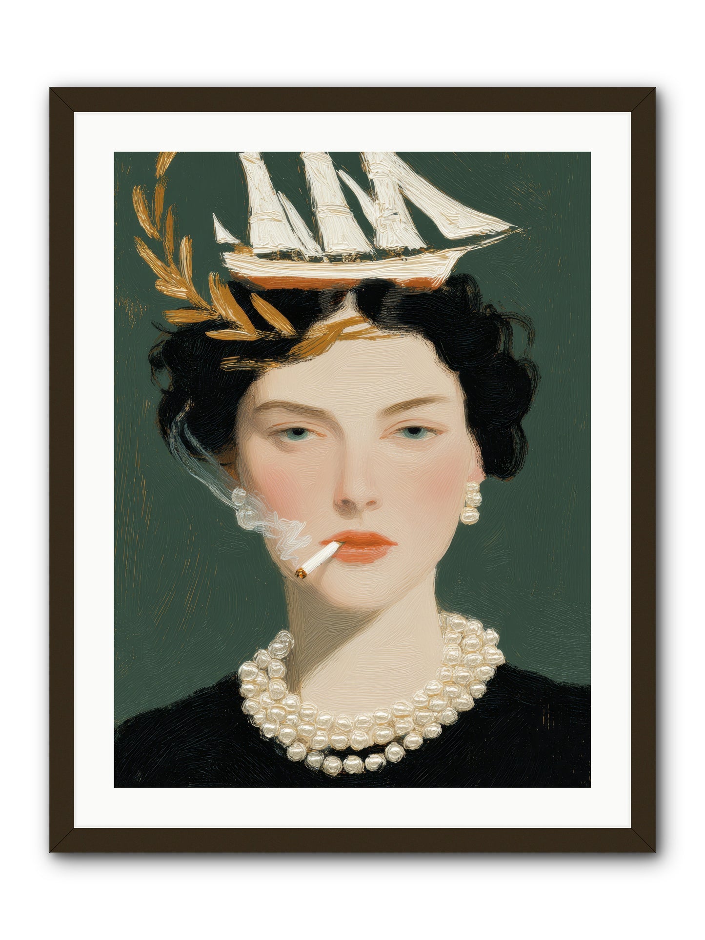 Where Stories Begin -- Framed Print - Black 24x32