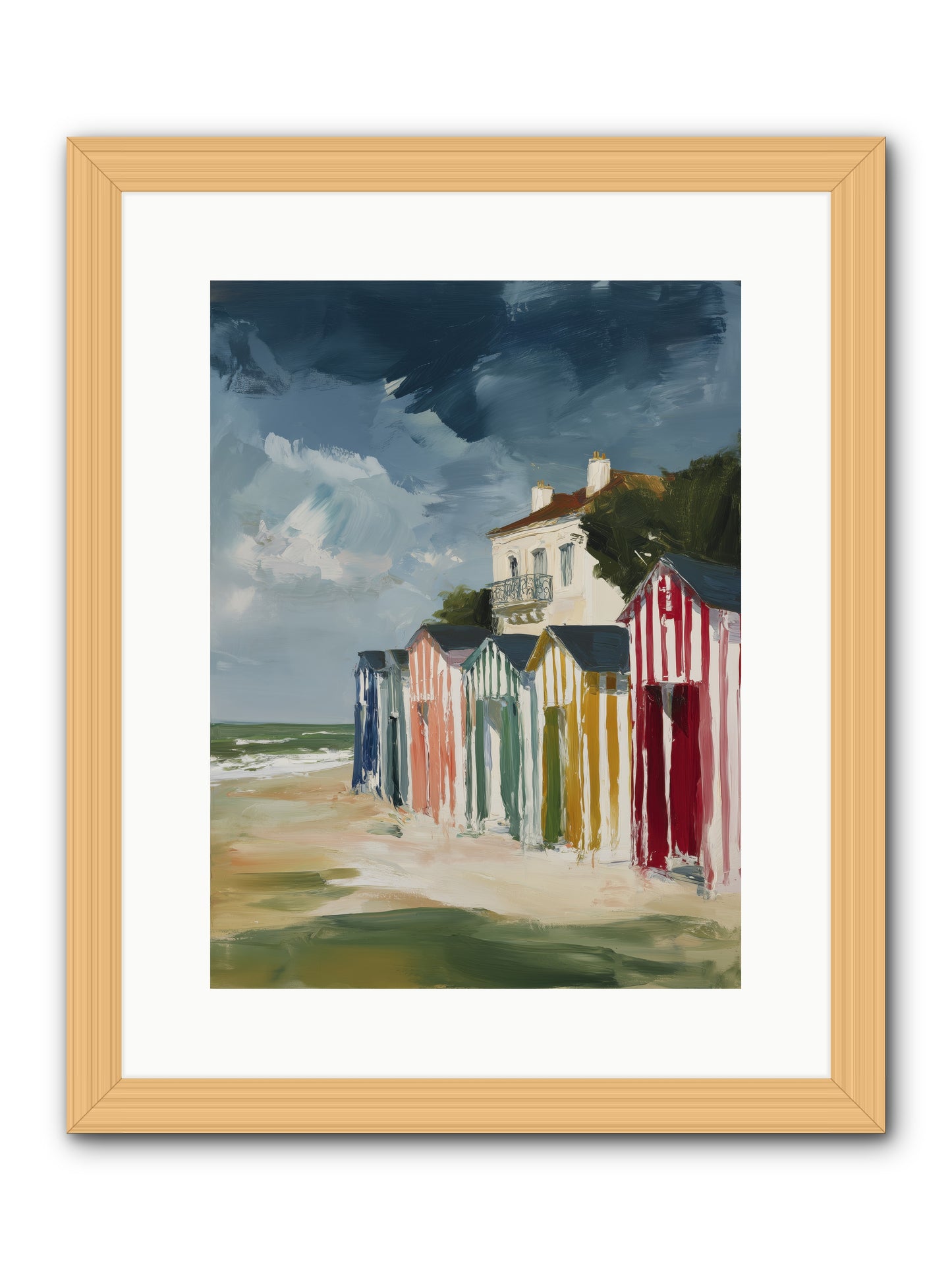 Where Stories Live -- Framed Print - Natural 12x16