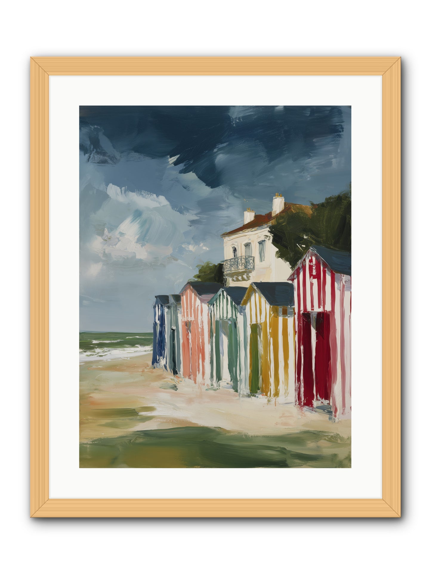 Where Stories Live -- Framed Print - Natural 18x24