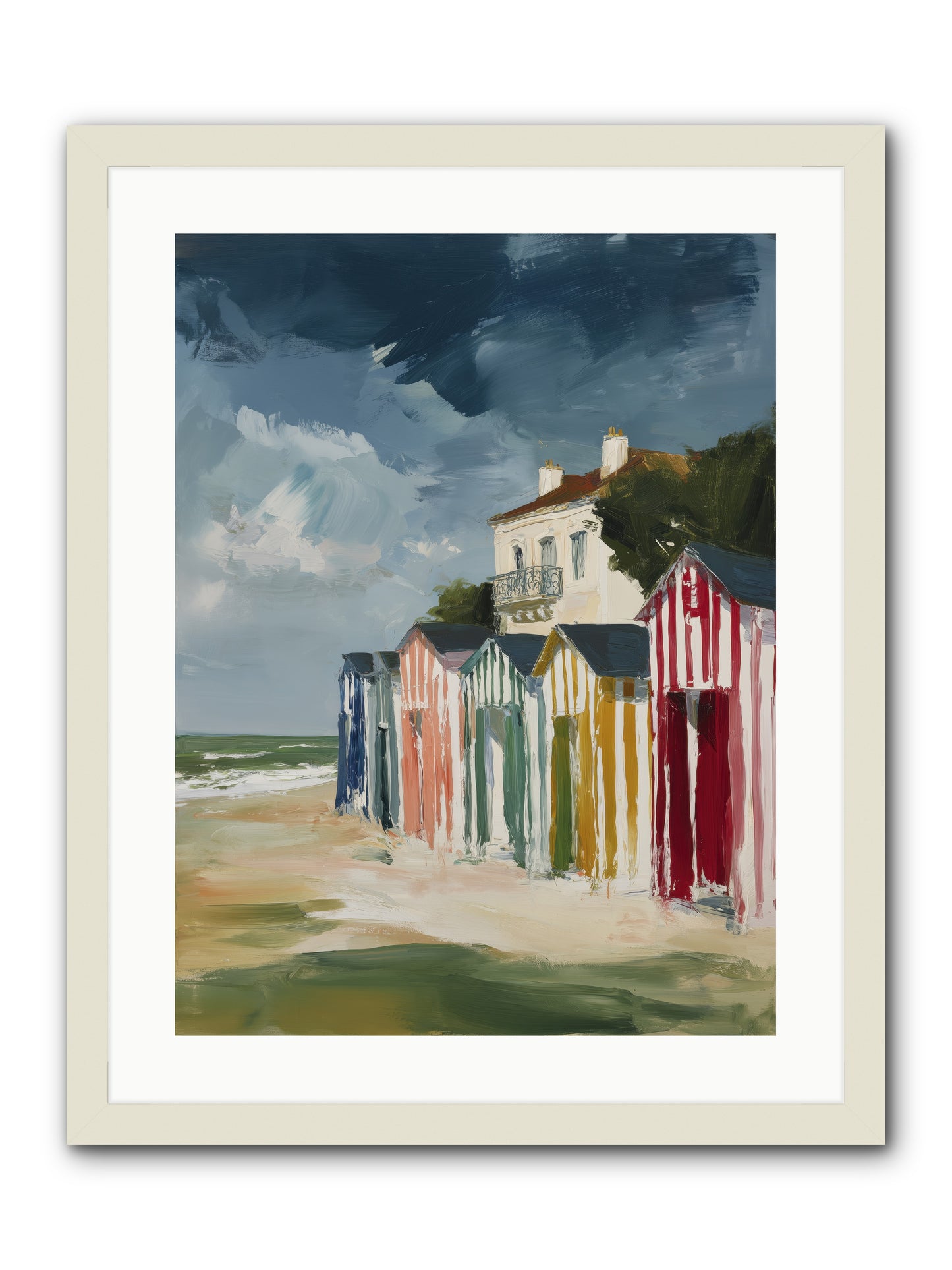 Where Stories Live -- Framed Print - White 18x24