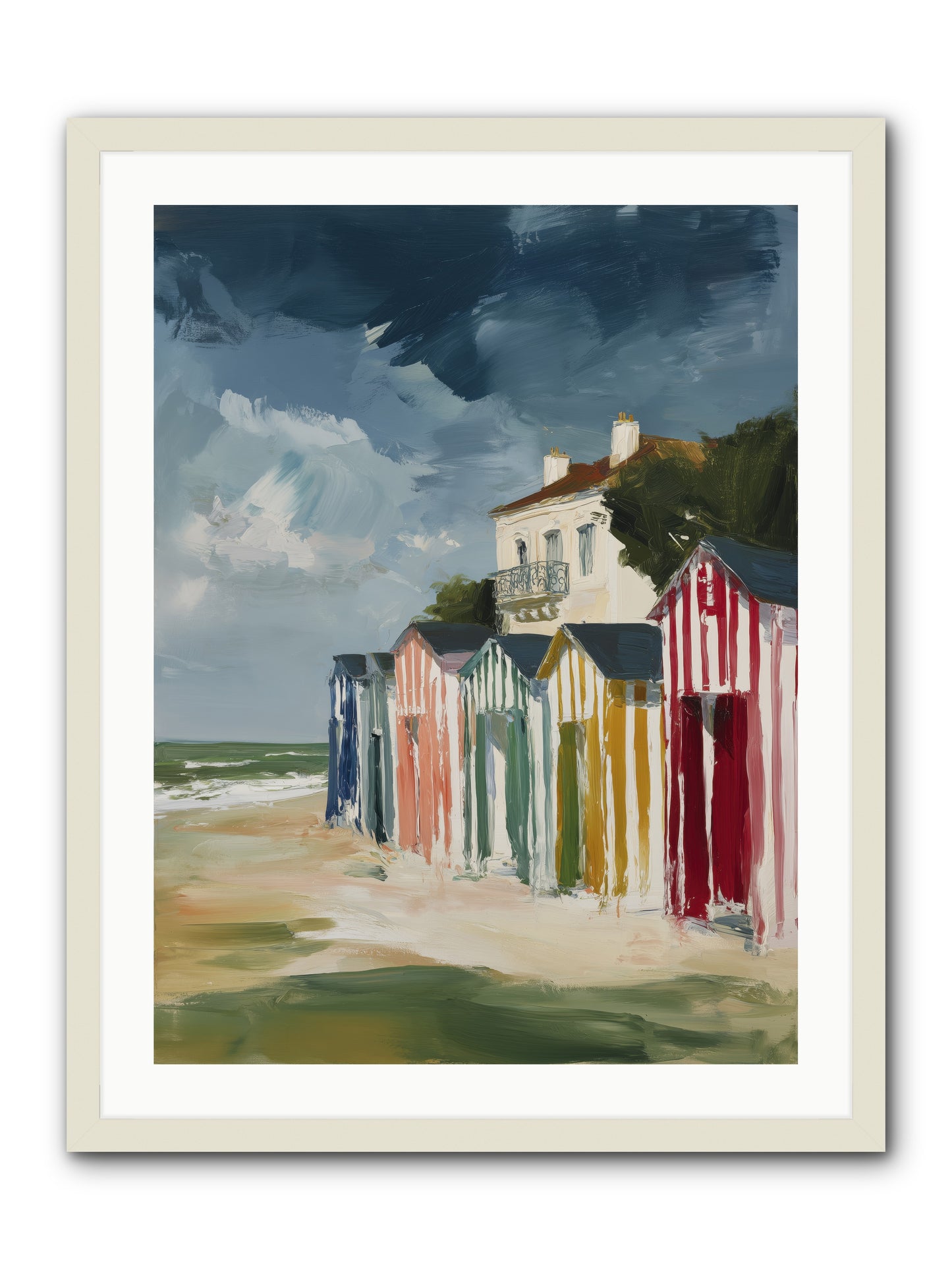 Where Stories Live -- Framed Print - White 24x32