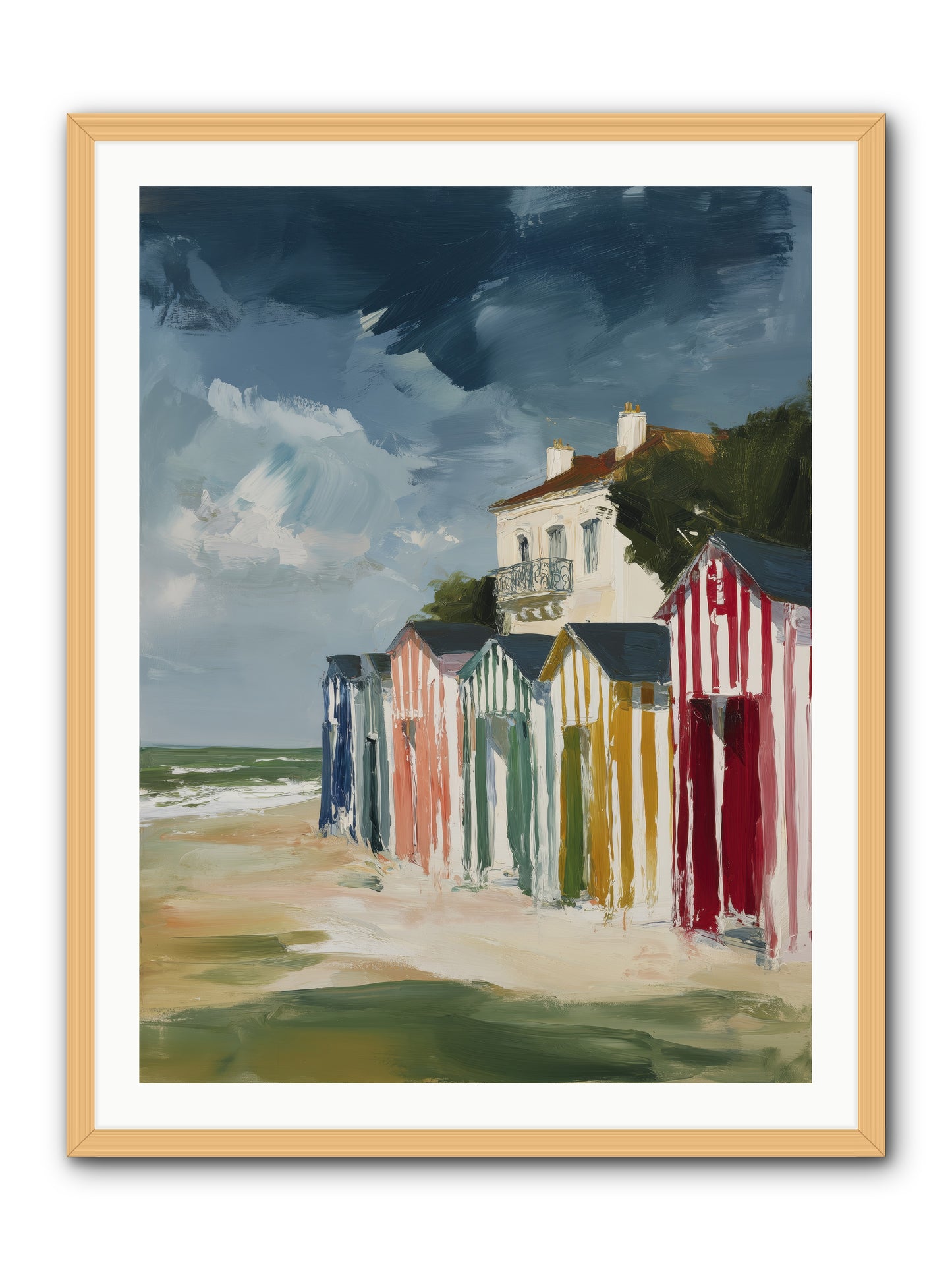 Where Stories Live -- Framed Print - Natural 30x40