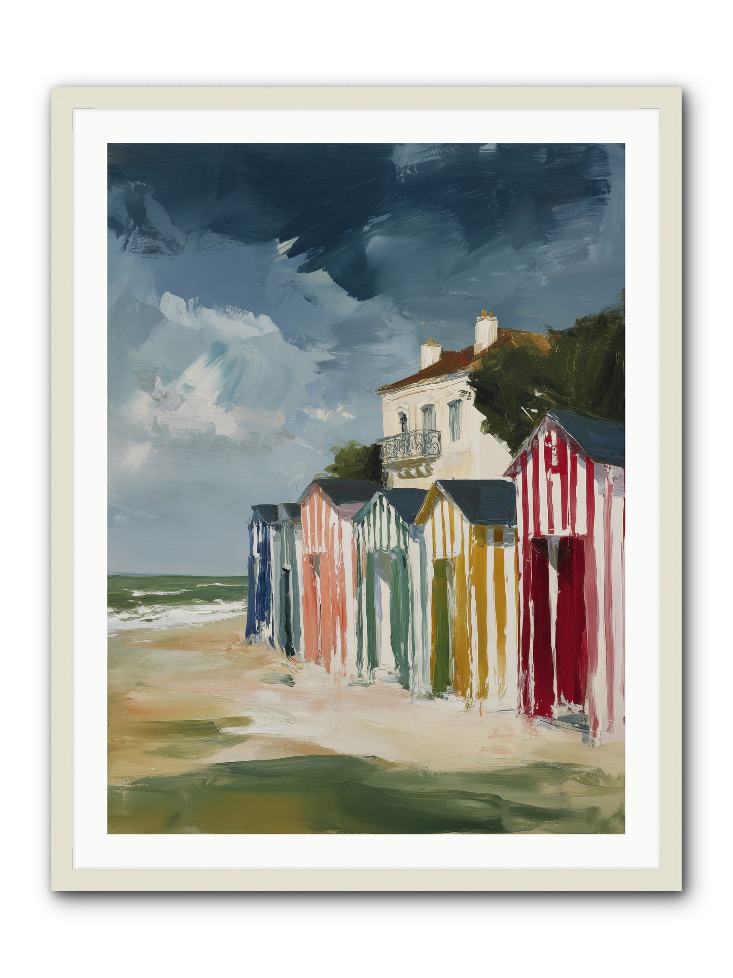 Where Stories Live -- Framed Print - White 30x40