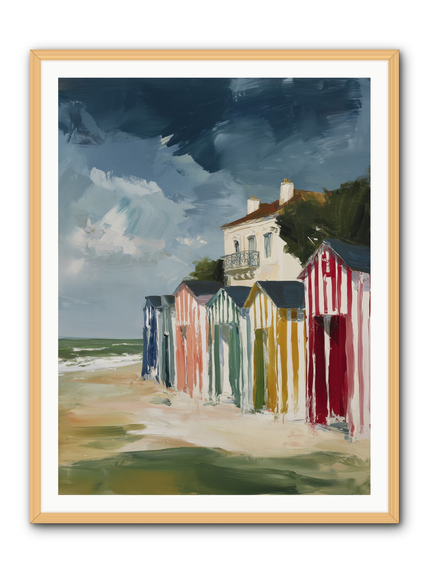 Where Stories Live -- Framed Print - Natural 36x48