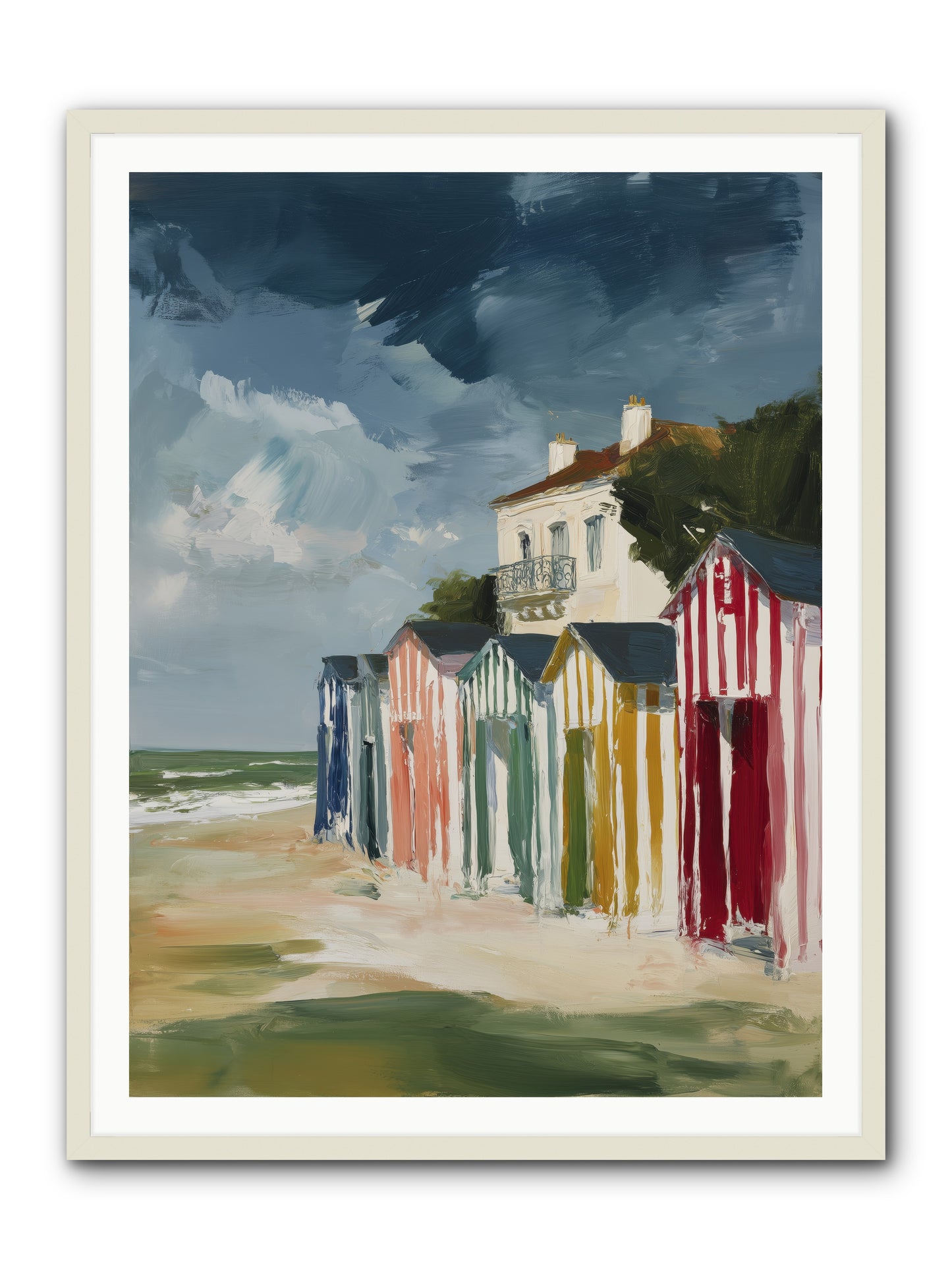 Where Stories Live -- Framed Print - White 36x48