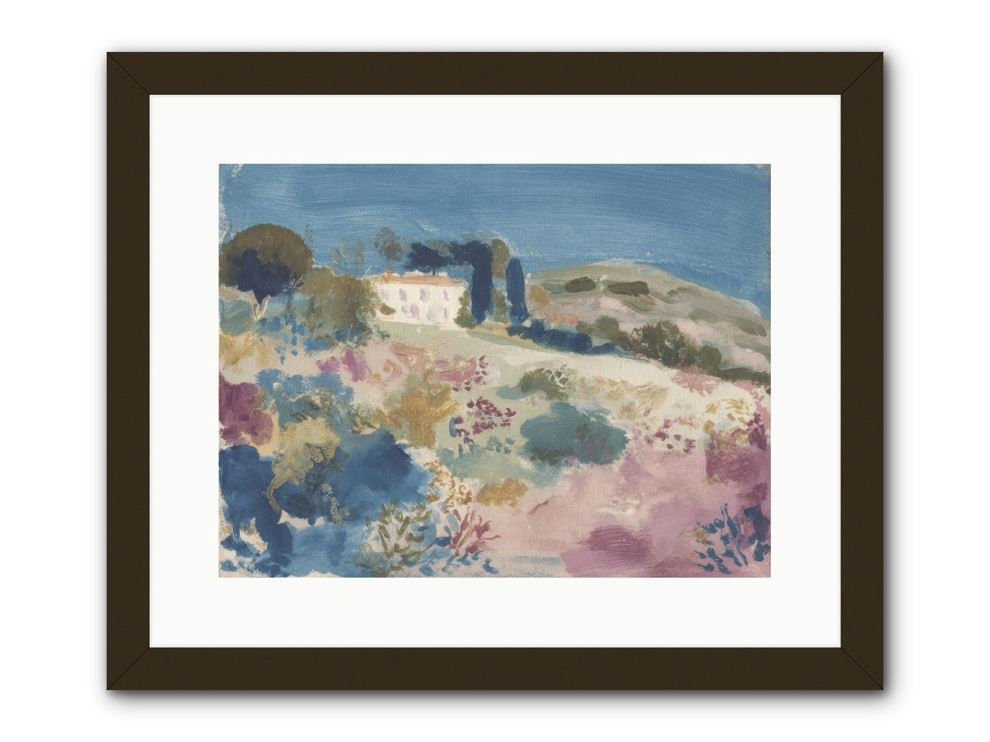 Where Summer Stayed -- Framed Print - Black 16x12