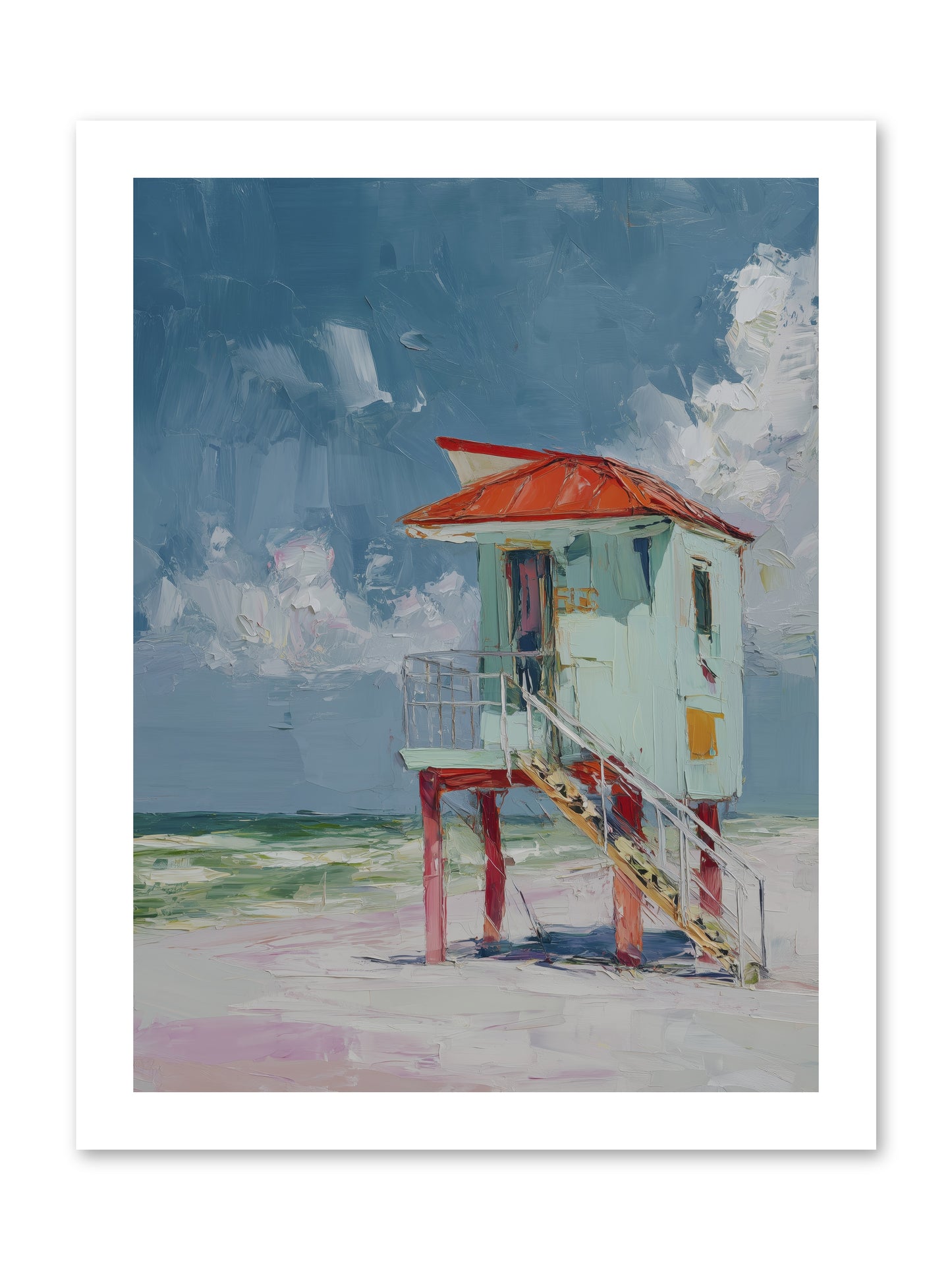 Where Tides Come Play -- Loose Canvas Print 12x16