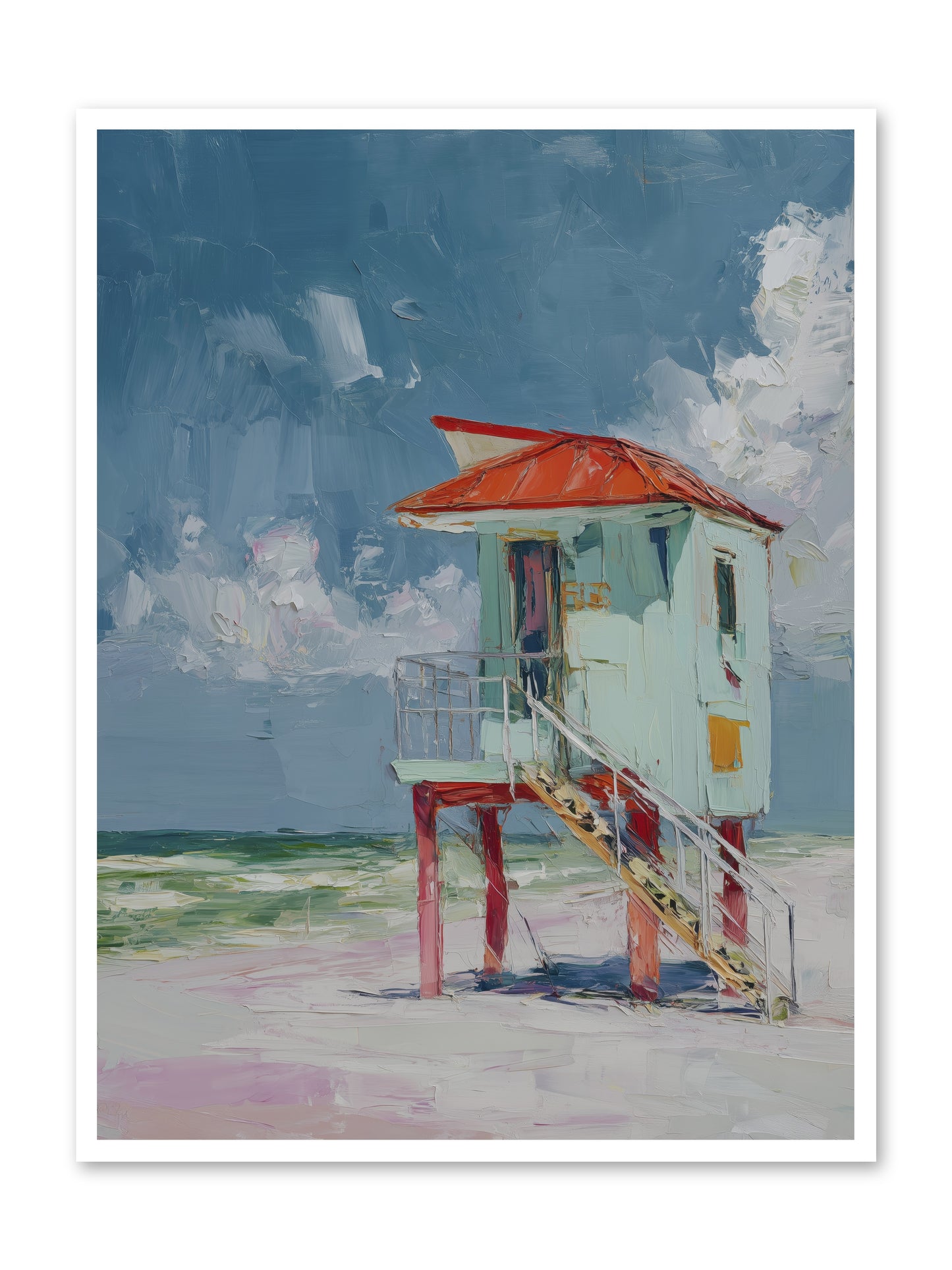 Where Tides Come Play -- Paper Print 36x48