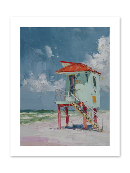 Where Tides Come Play -- Paper Print 9x12