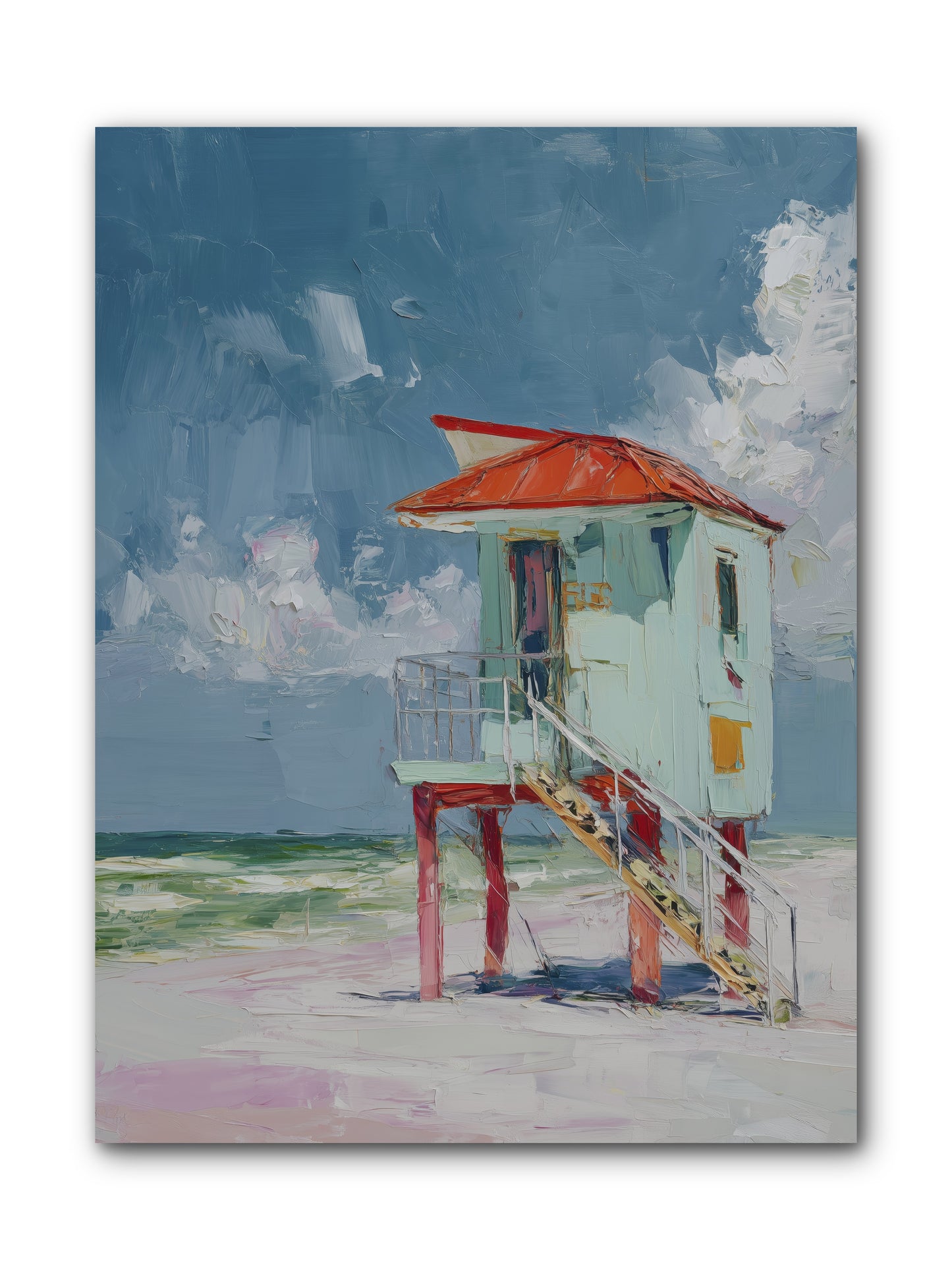 Where Tides Come Play -- Wrapped Canvas 9x12