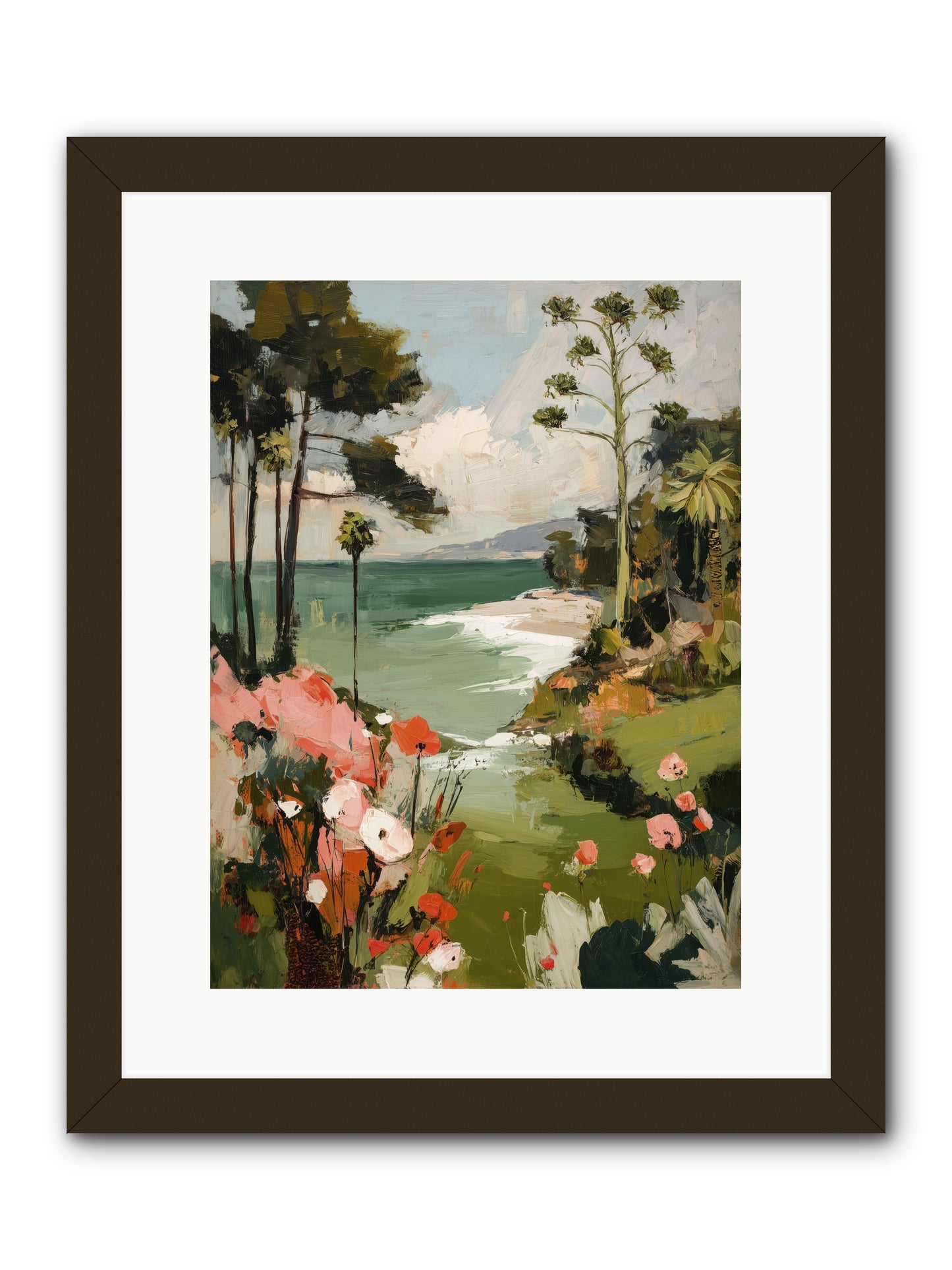 Where Time Dissolves -- Framed Print - Black 12x16