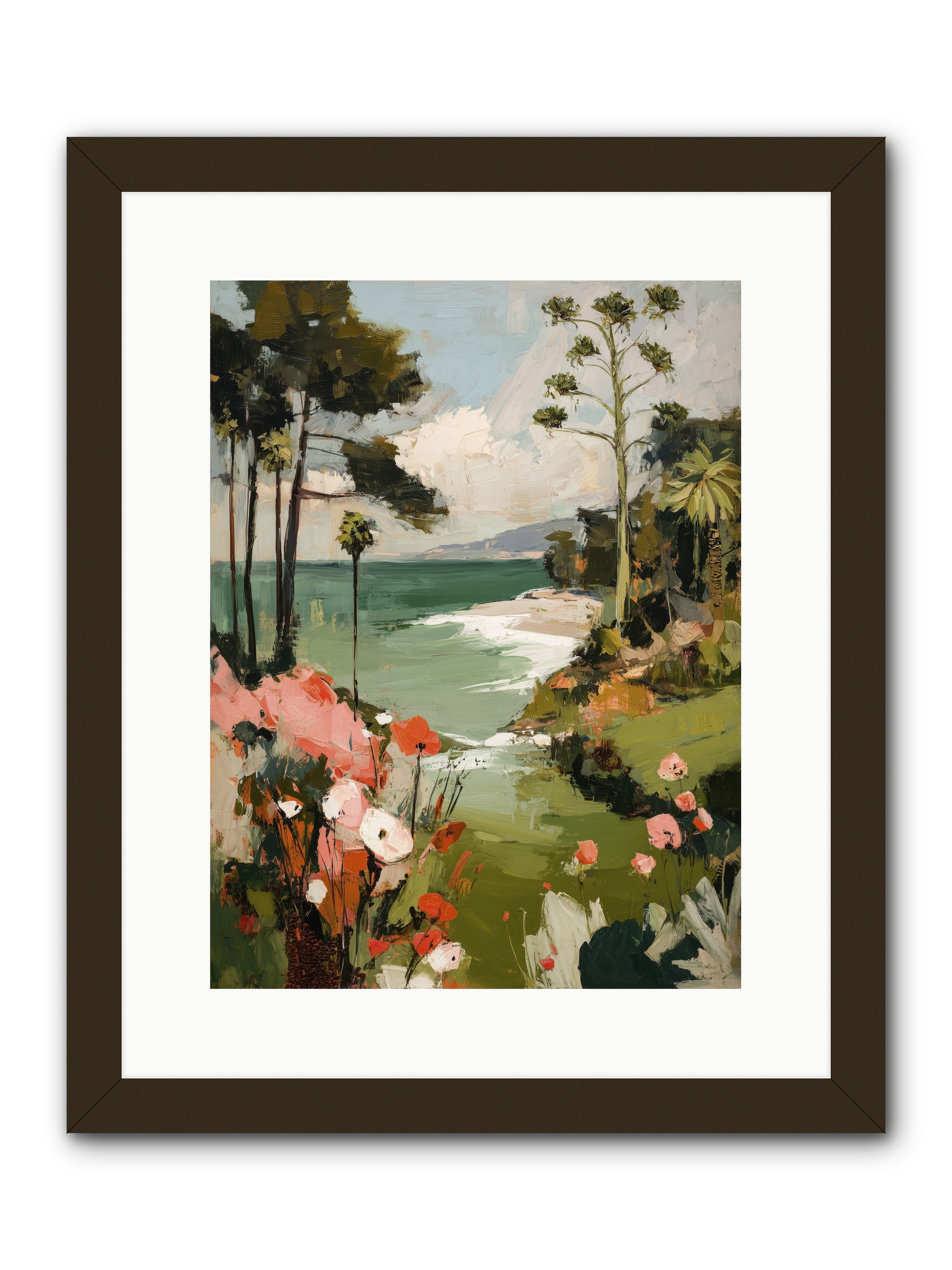 Where Time Dissolves -- Framed Print - Black 12x16