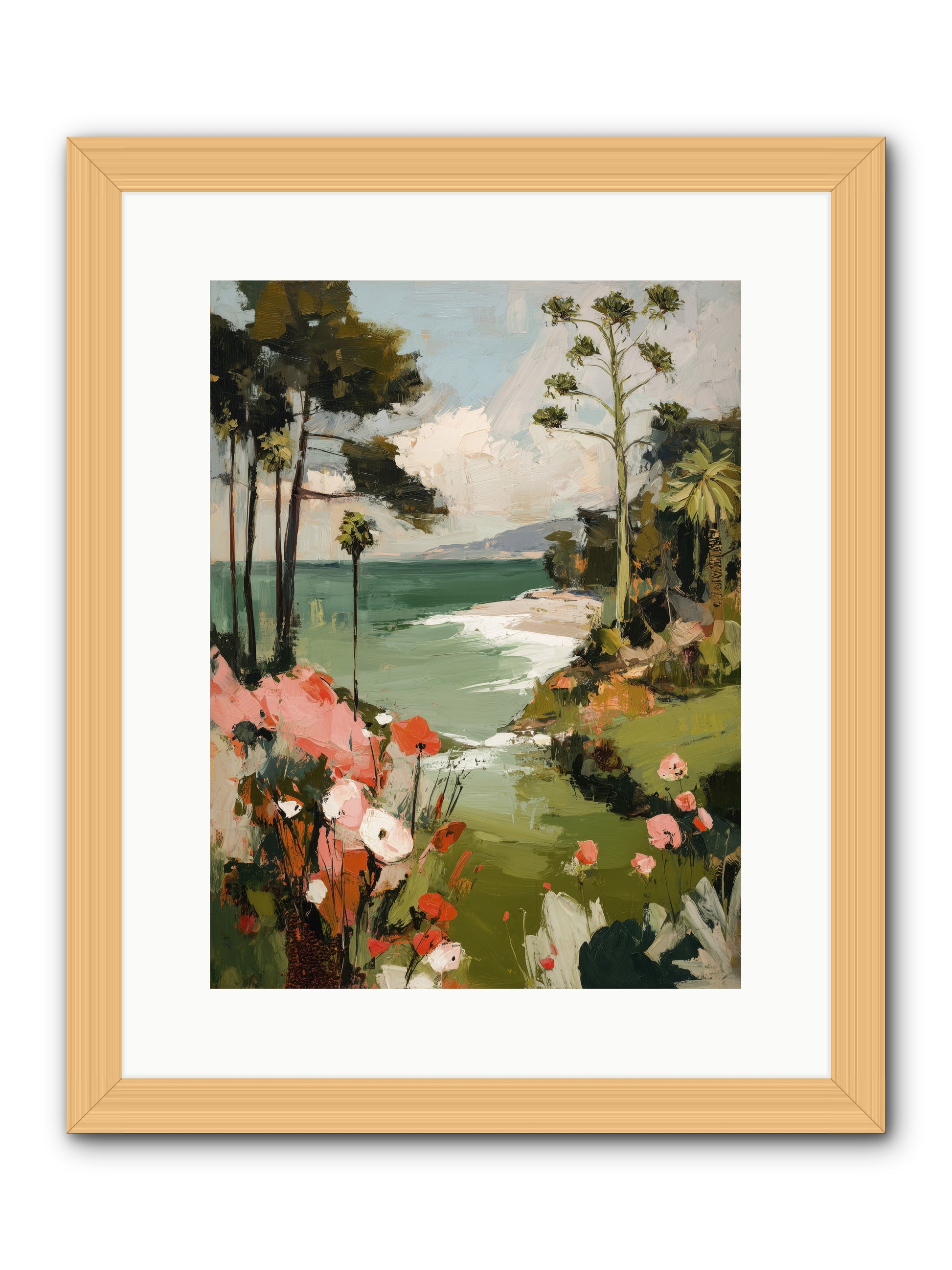 Where Time Dissolves -- Framed Print - Natural 12x16