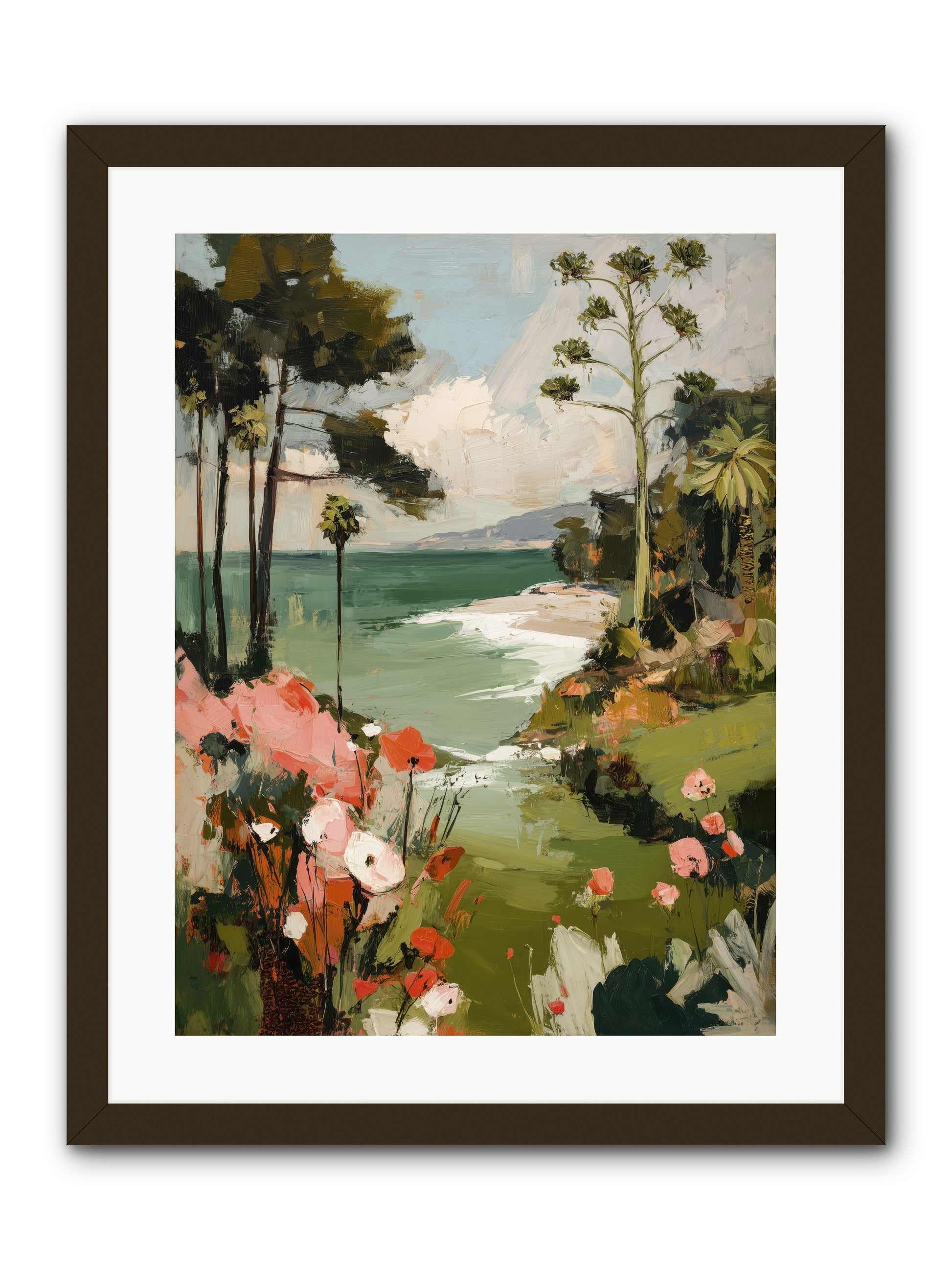 Where Time Dissolves -- Framed Print - Black 18x24