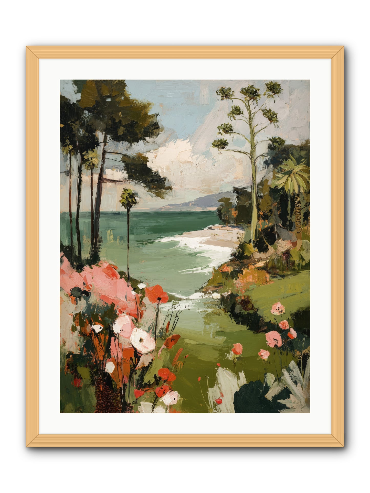 Where Time Dissolves -- Framed Print - Natural 24x32