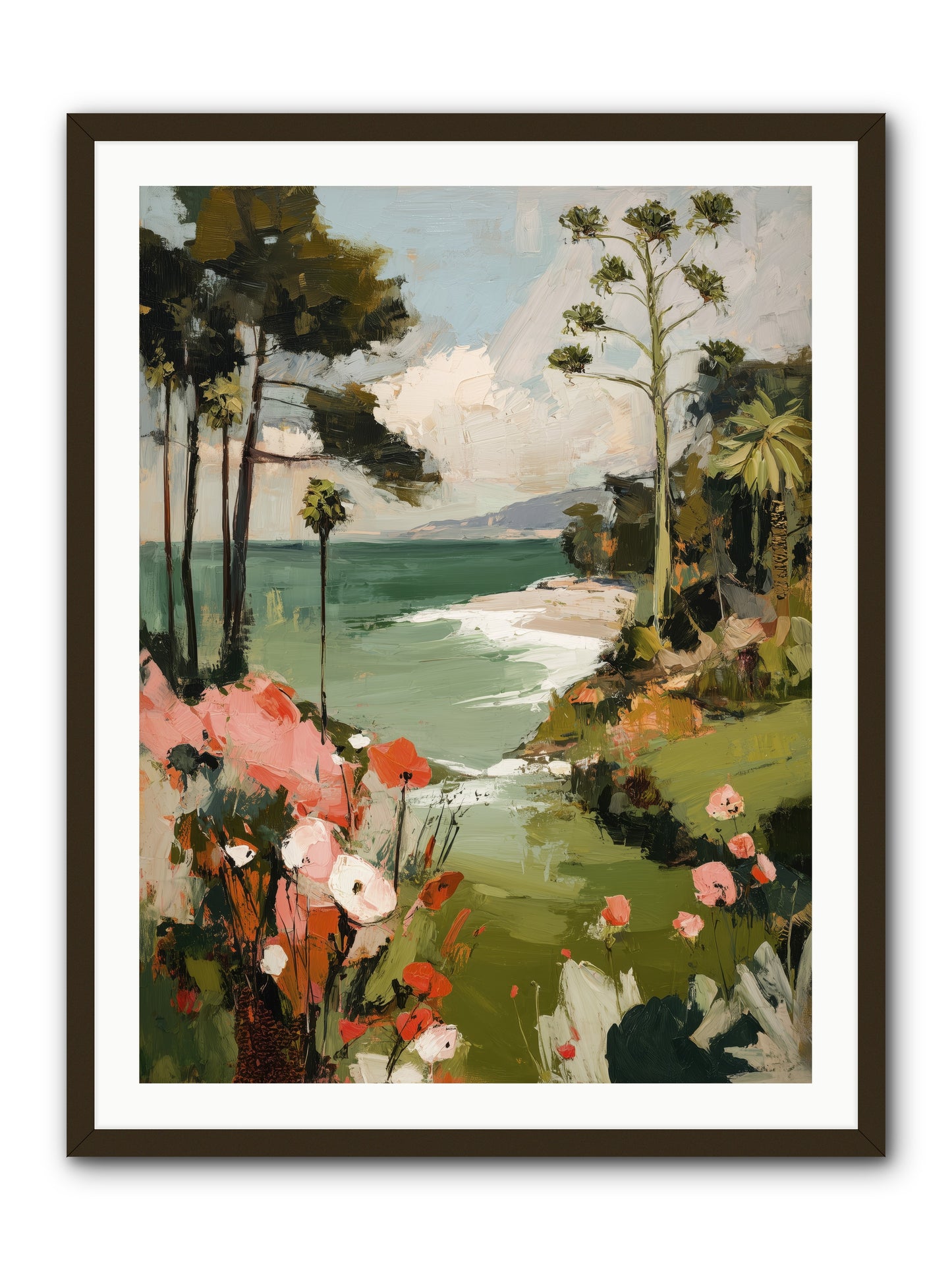 Where Time Dissolves -- Framed Print - Black 30x40