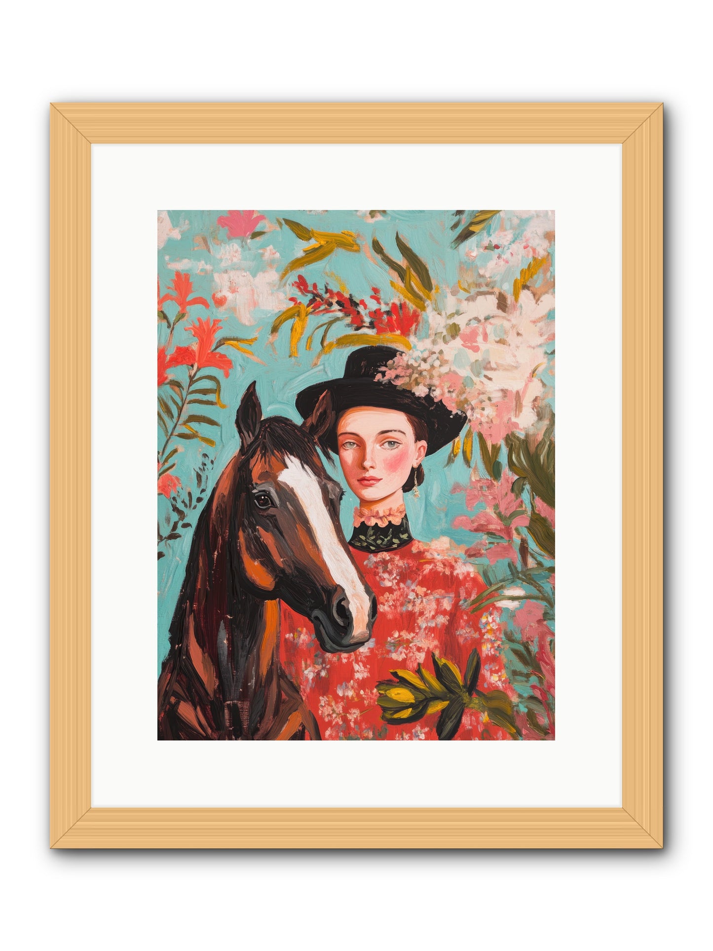 Where Time Stands Still -- Framed Print - Natural 12x16