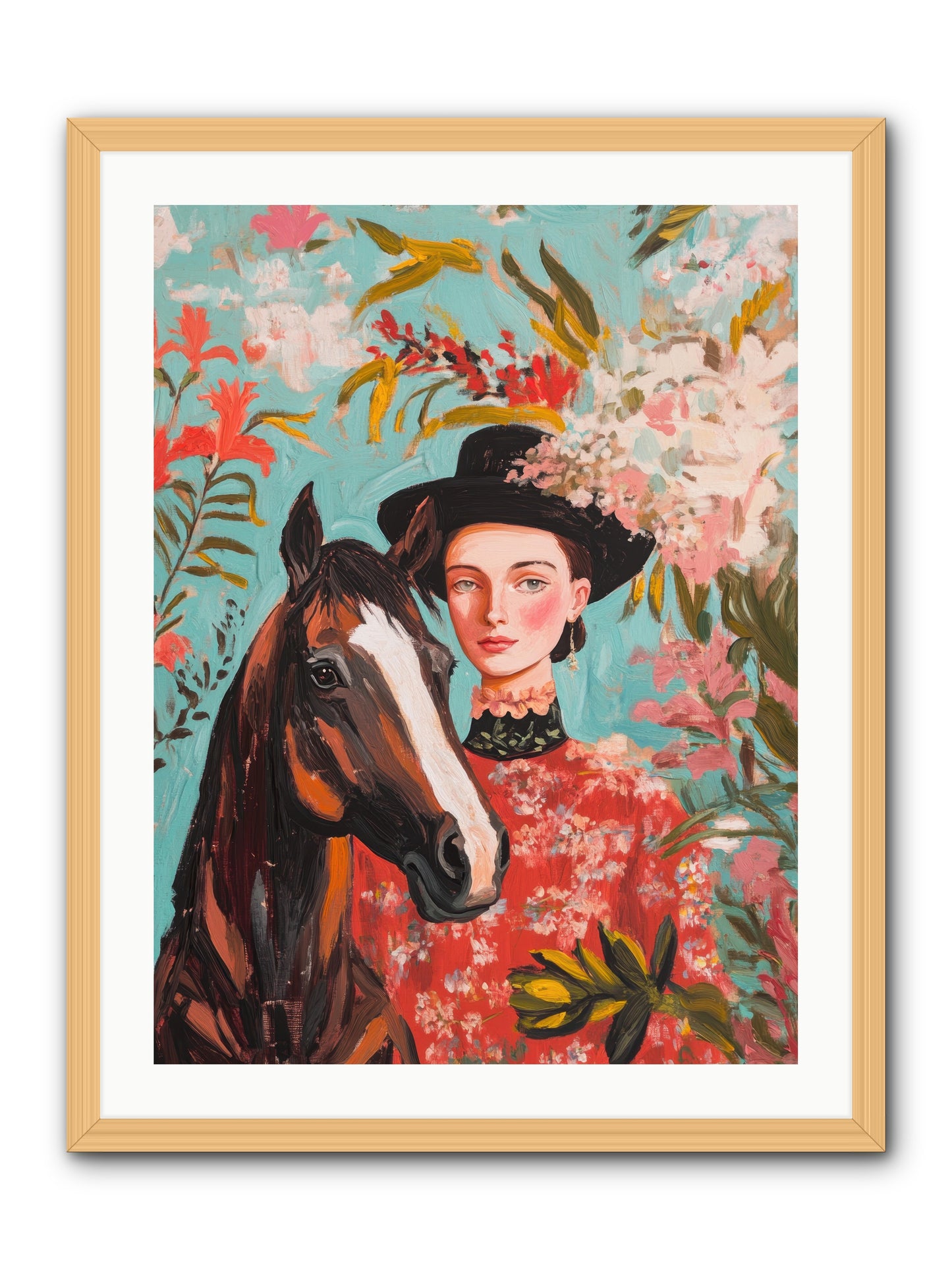 Where Time Stands Still -- Framed Print - Natural 24x32