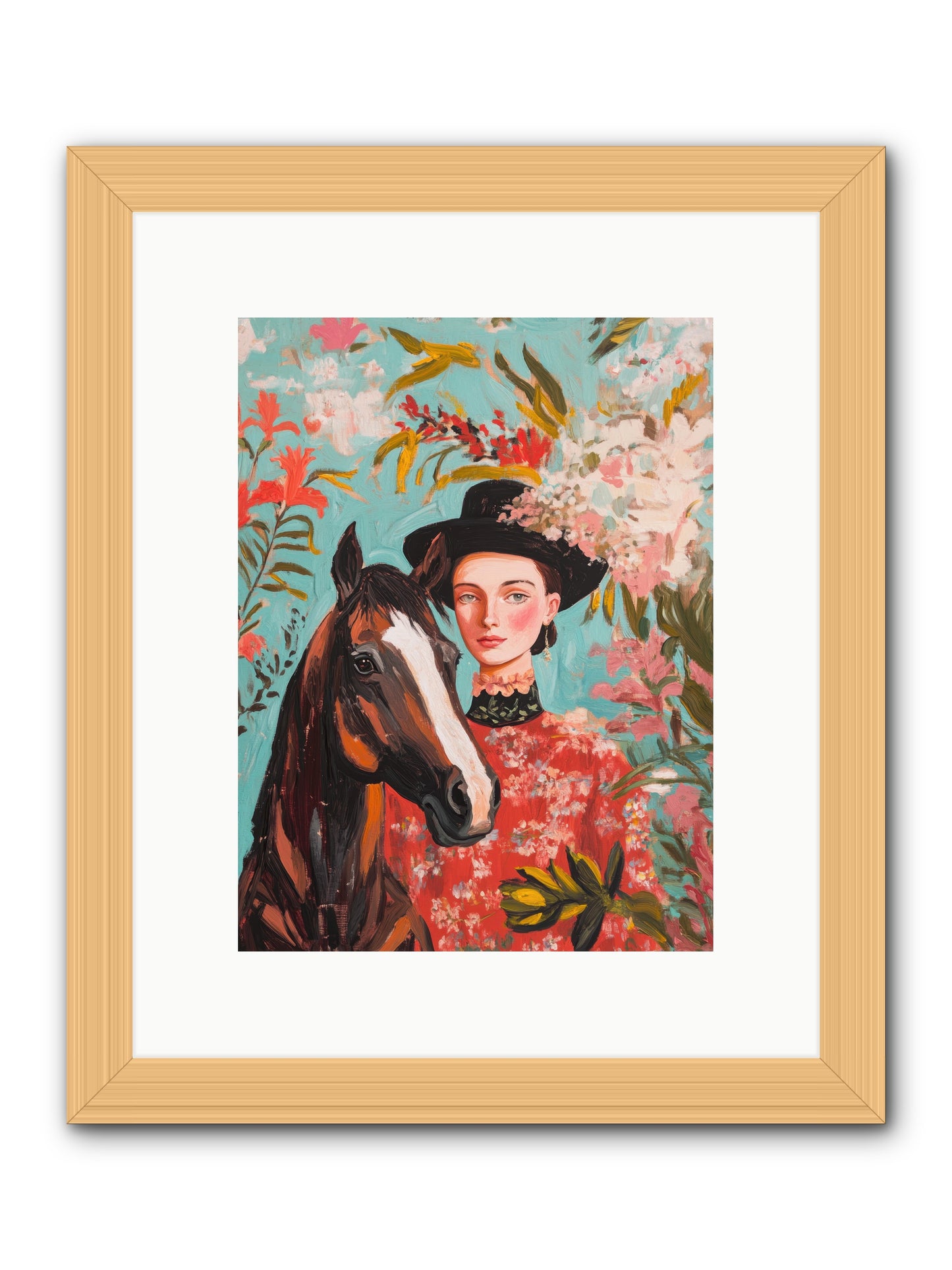 Where Time Stands Still -- Framed Print - Natural 9x12