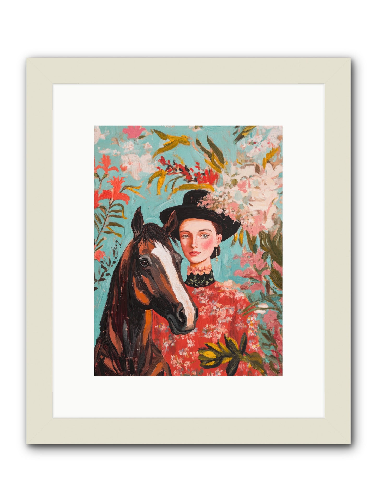 Where Time Stands Still -- Framed Print - White 9x12
