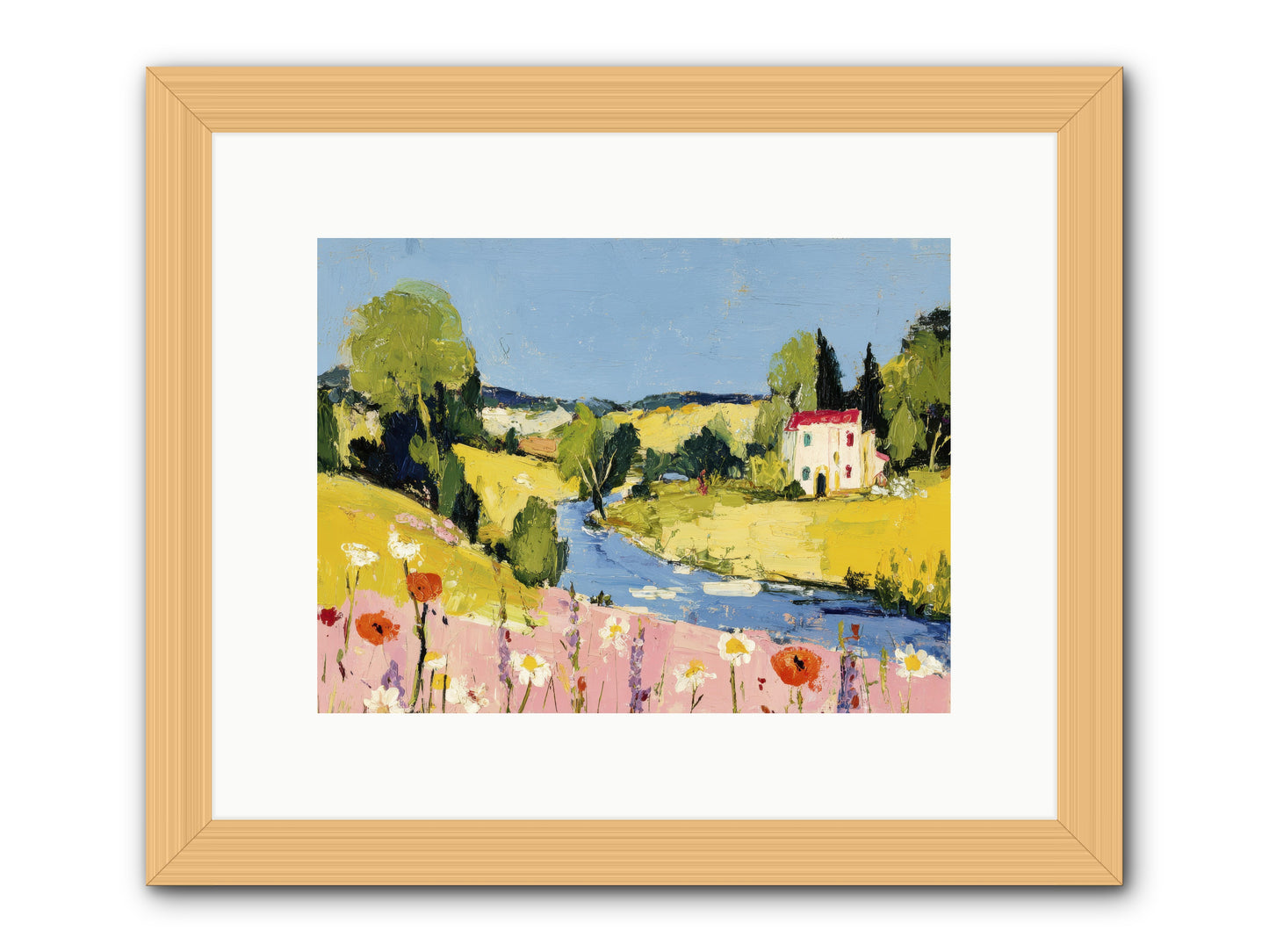 Where Time Stops -- Framed Print - Natural 12x9