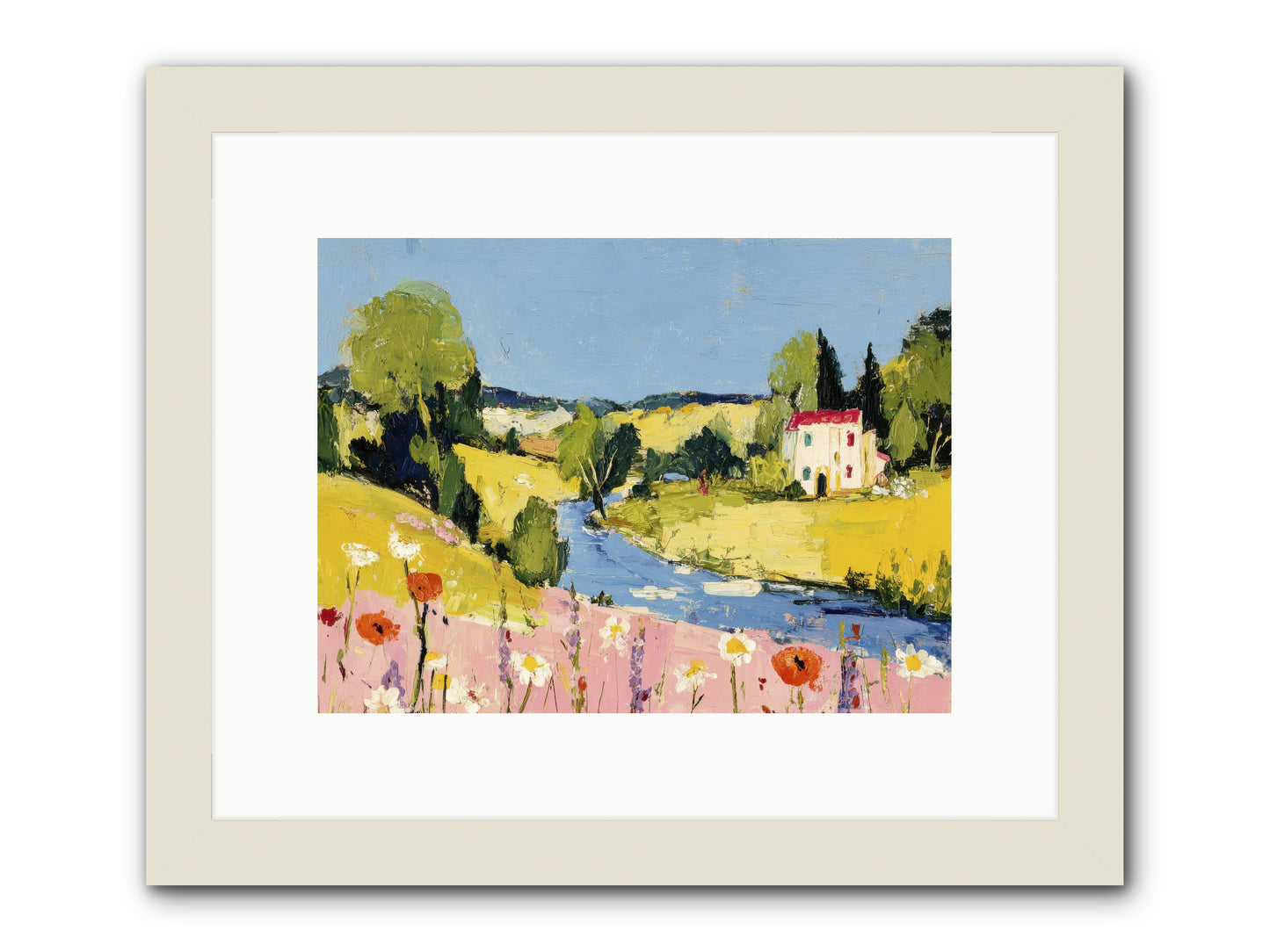 Where Time Stops -- Framed Print - White 12x9