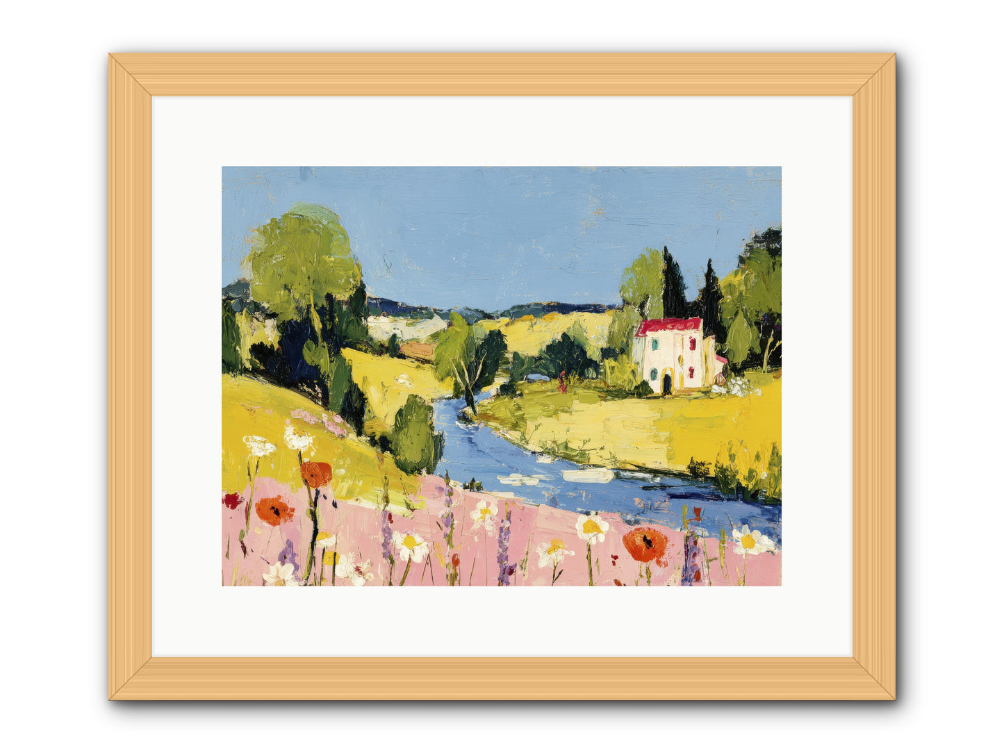 Where Time Stops -- Framed Print - Natural 16x12
