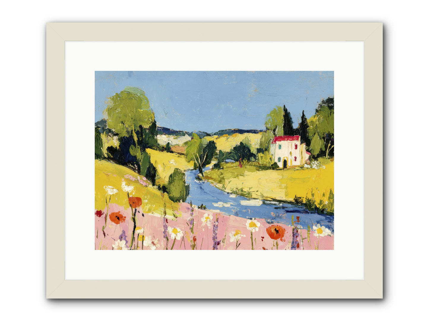 Where Time Stops -- Framed Print - White 16x12