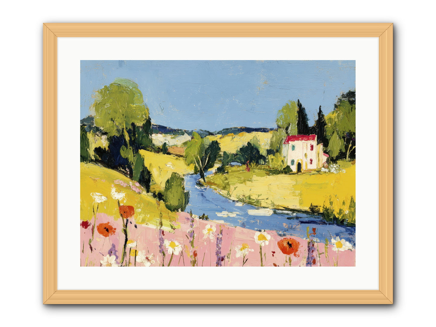 Where Time Stops -- Framed Print - Natural 24x18