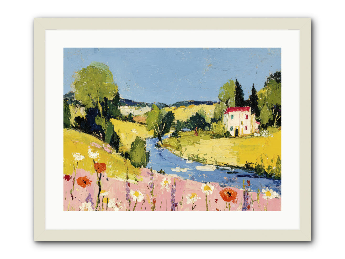 Where Time Stops -- Framed Print - White 24x18