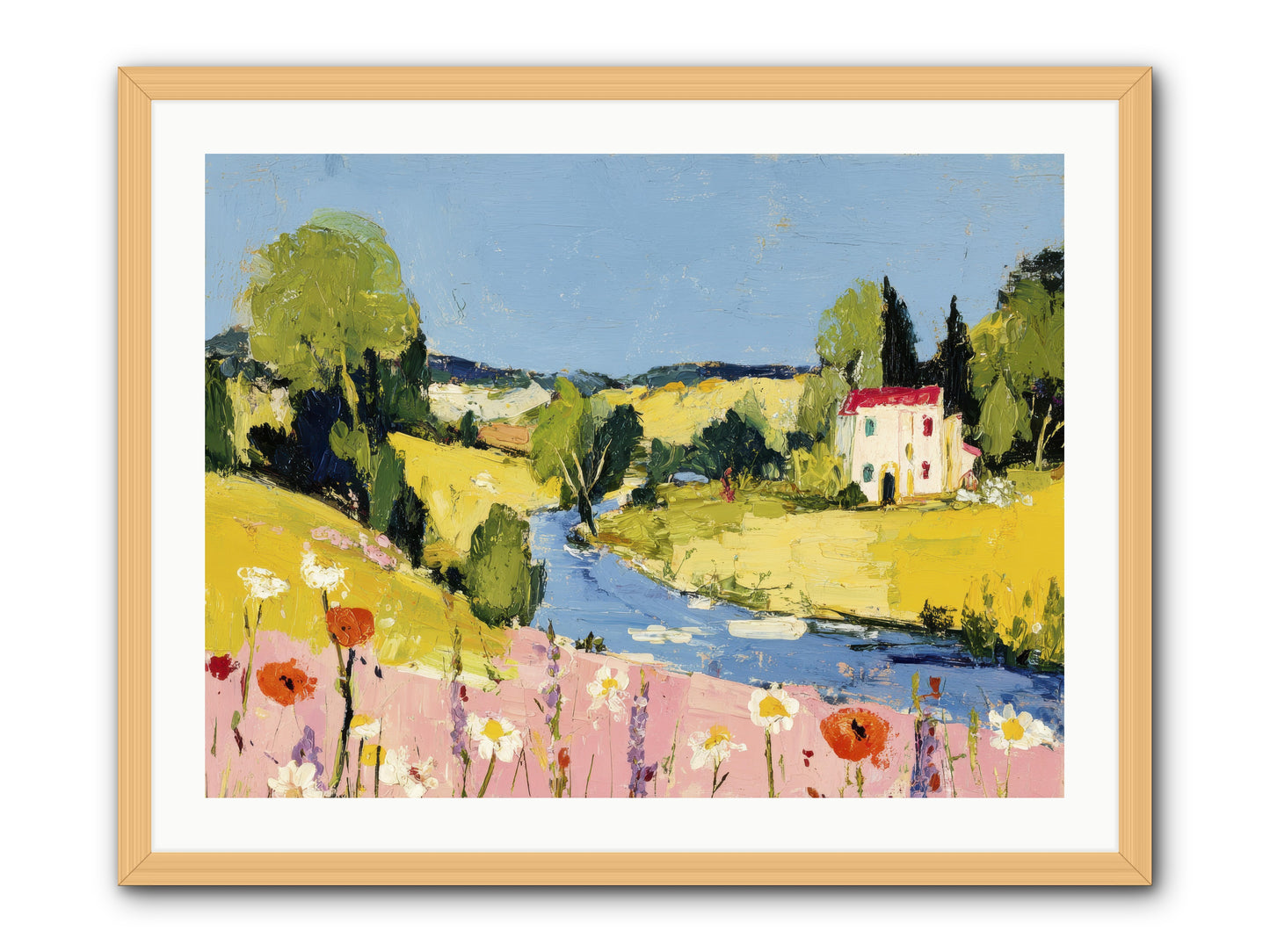 Where Time Stops -- Framed Print - Natural 32x24