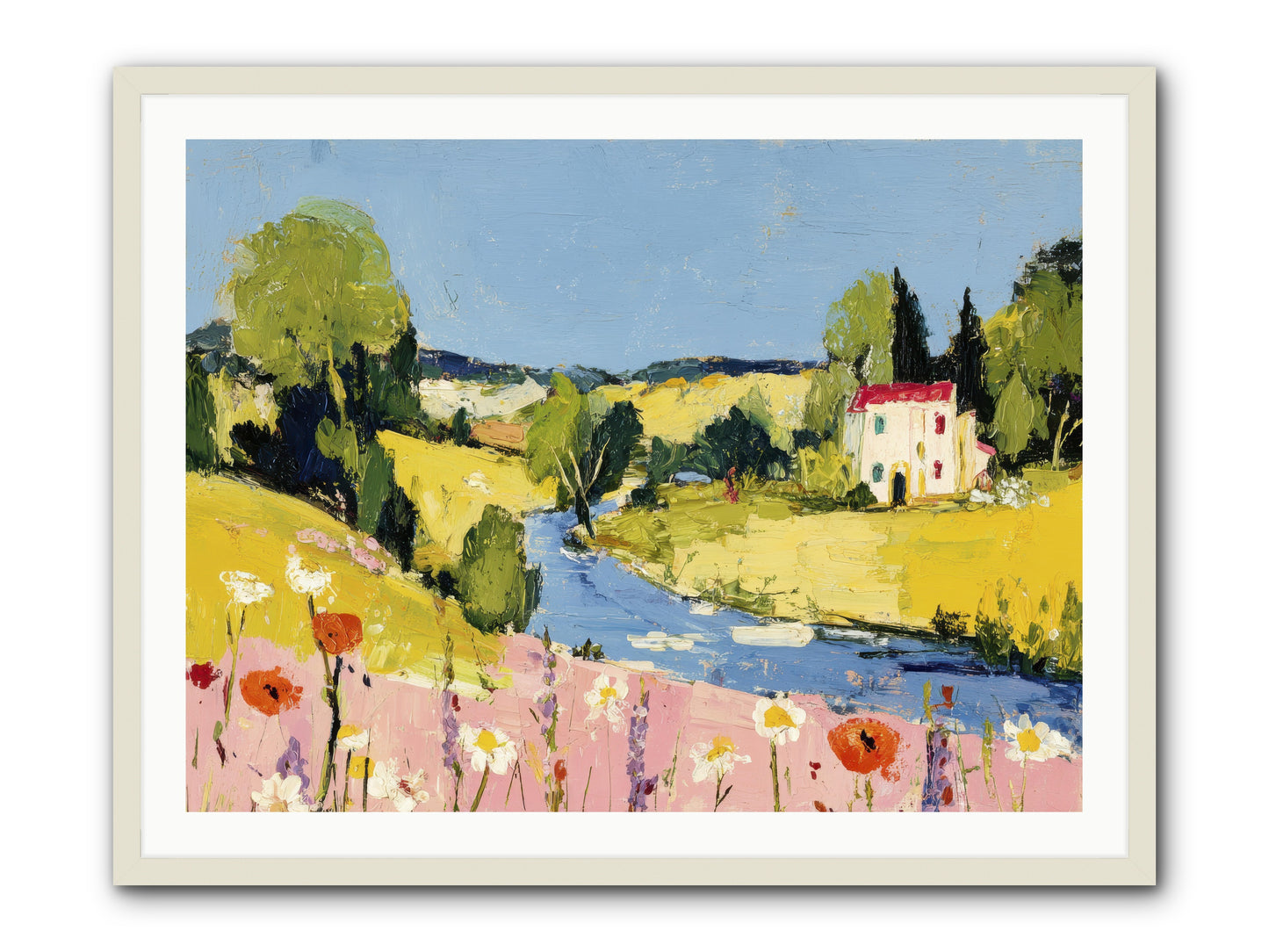 Where Time Stops -- Framed Print - White 40x30