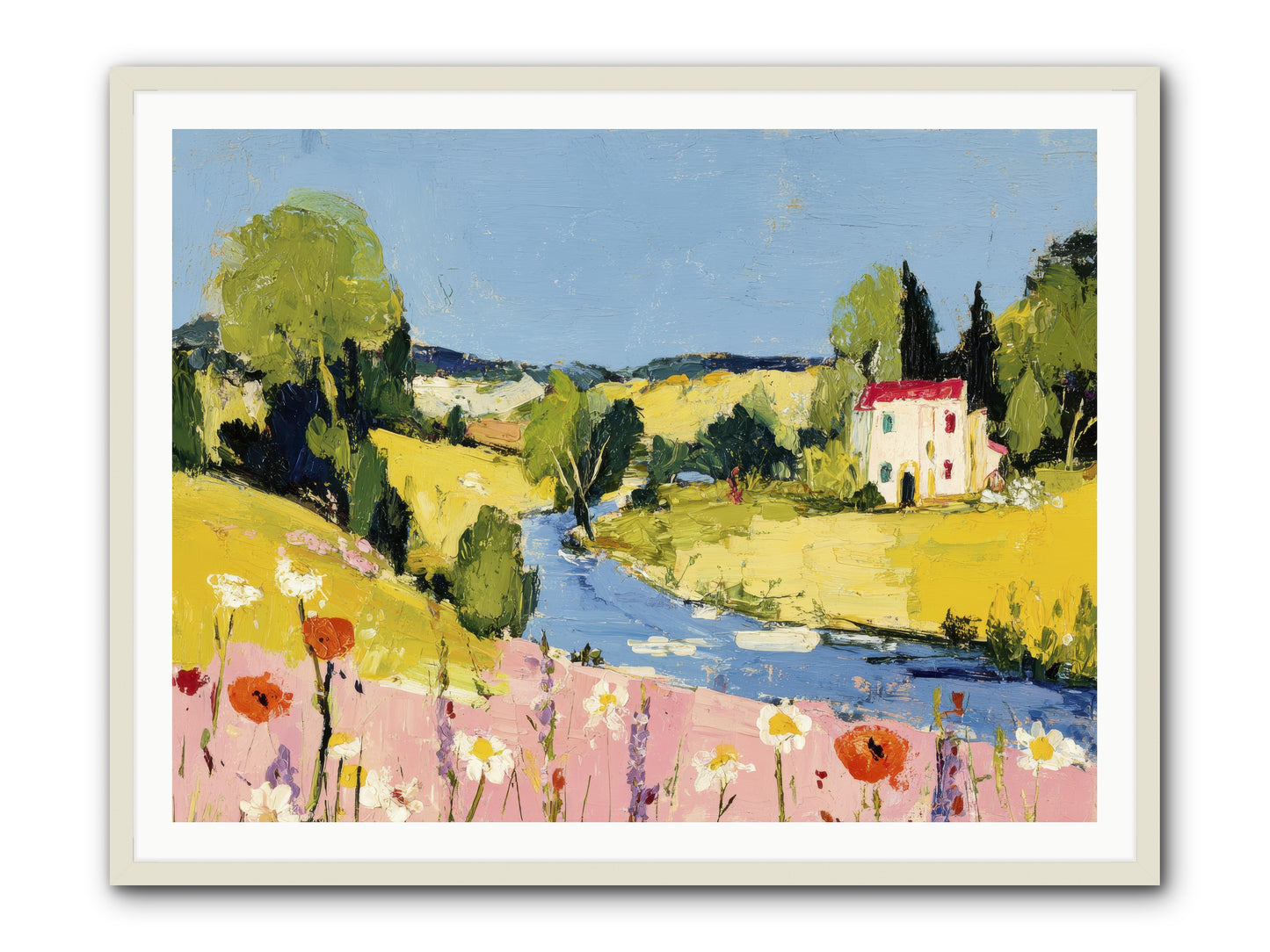 Where Time Stops -- Framed Print - White 48x36