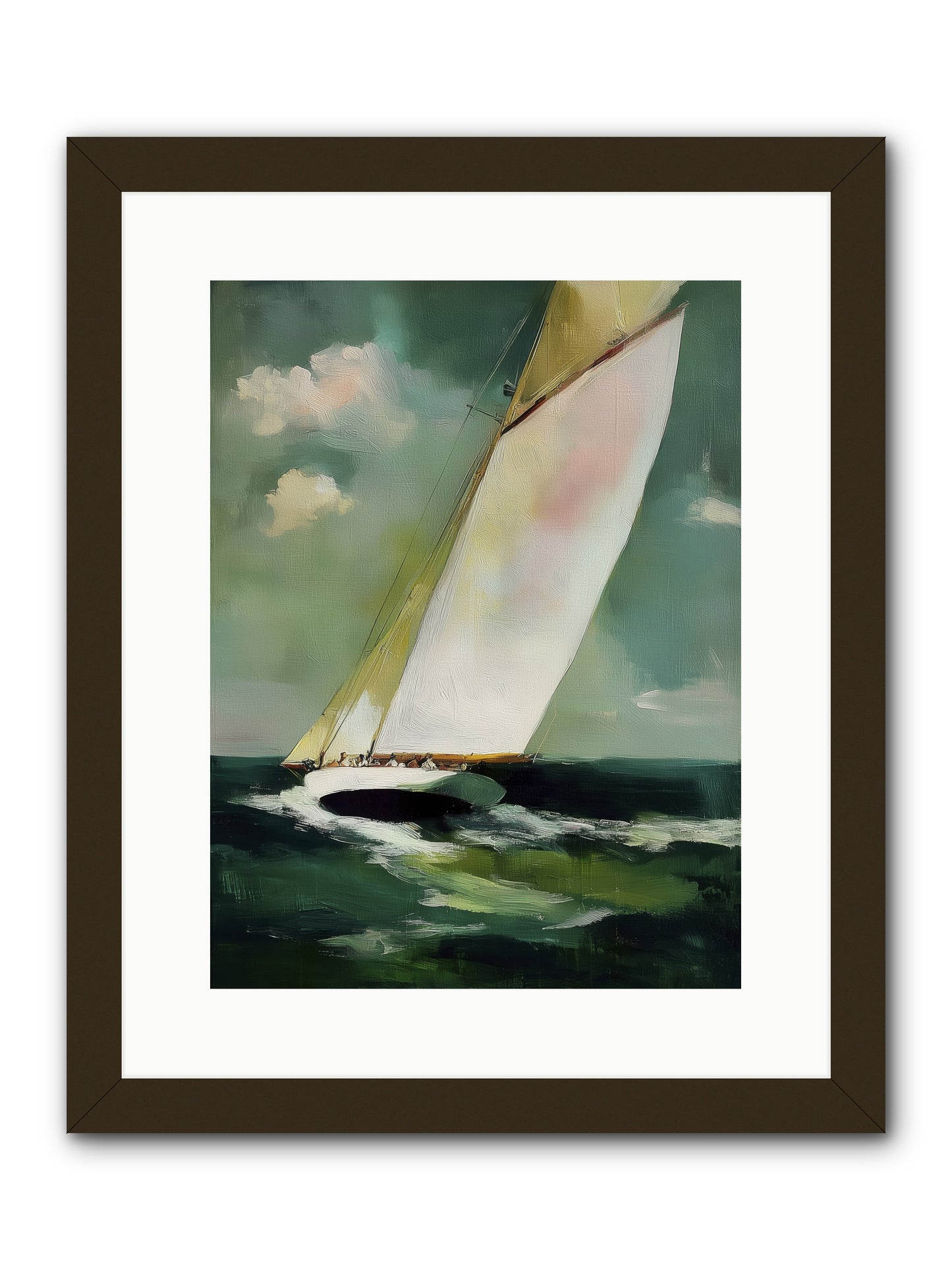 Where Waves Write Poetry -- Framed Print - Black 12x16