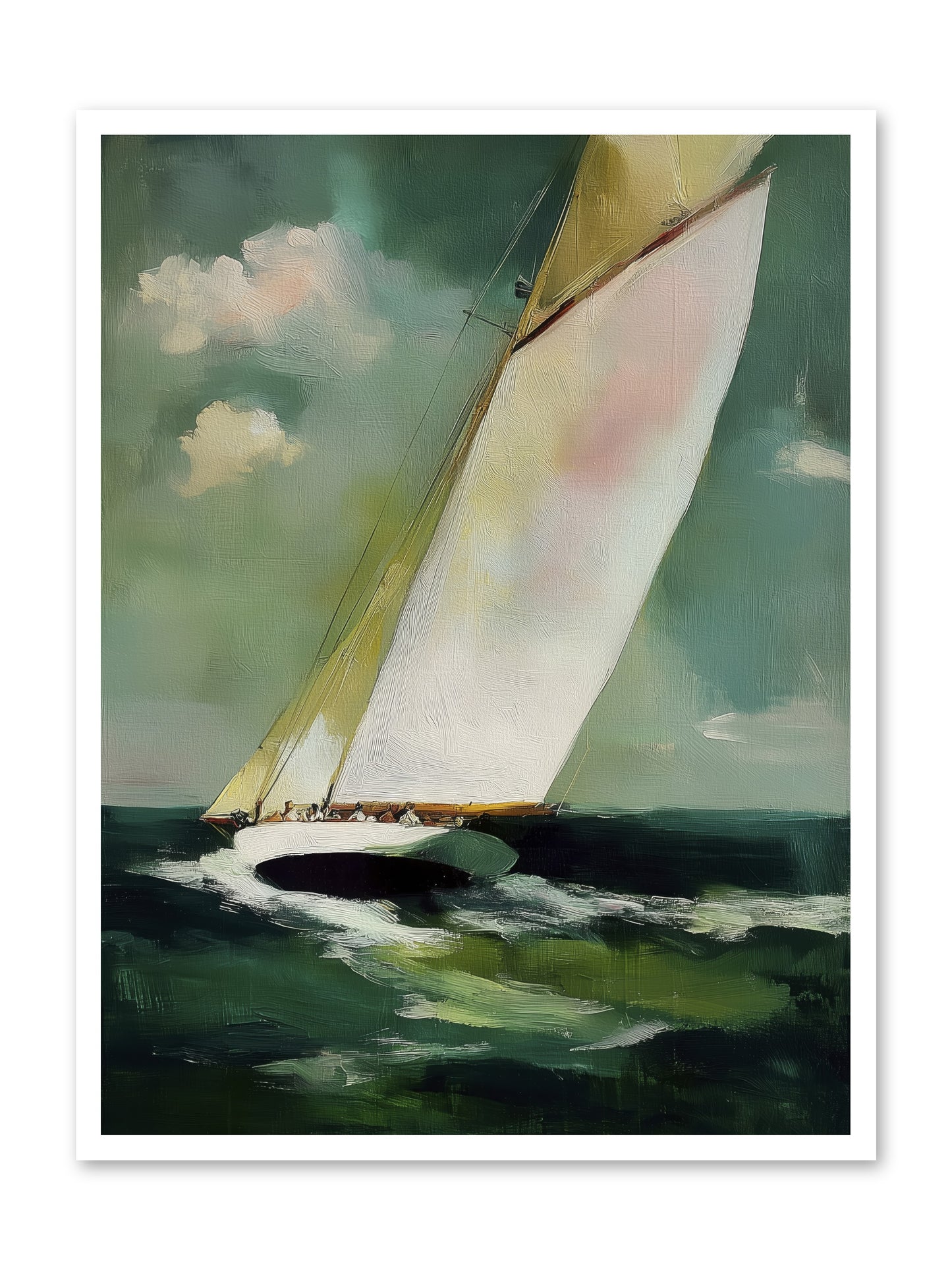 Where Waves Write Poetry -- Paper Print 30x40
