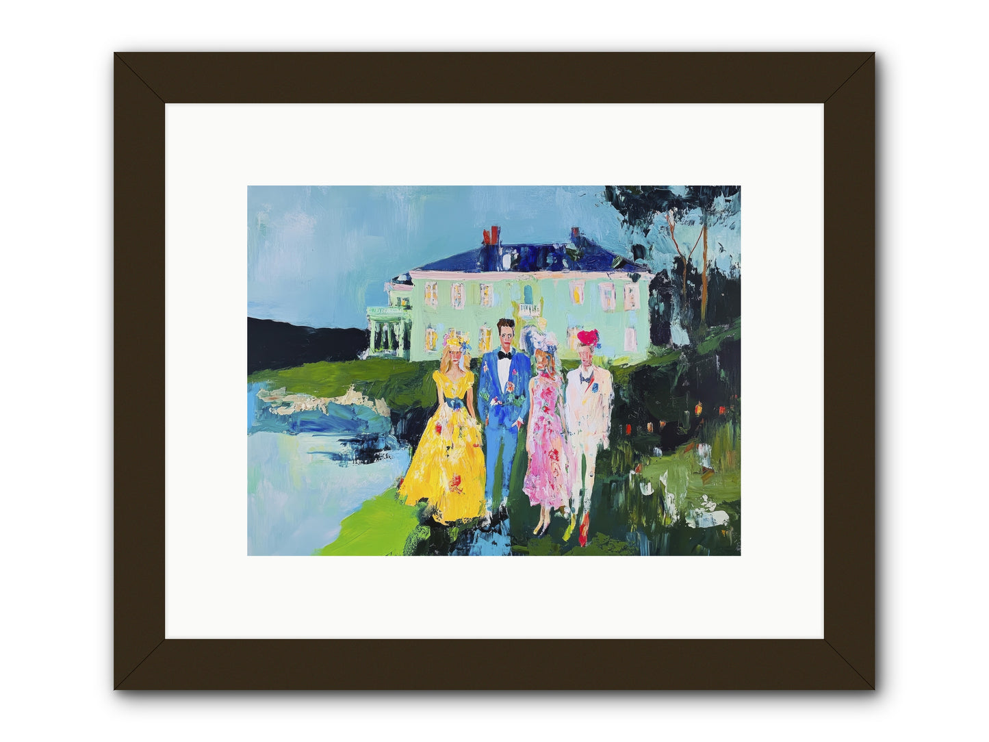 Where We Belong -- Framed Print - Black 12x9