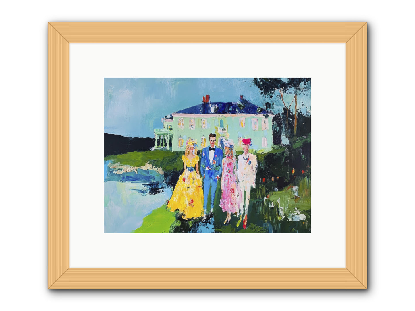 Where We Belong -- Framed Print - Natural 12x9