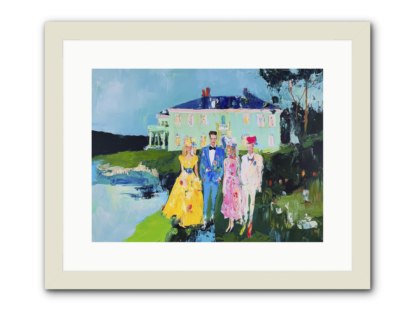 Where We Belong -- Framed Print - White 16x12